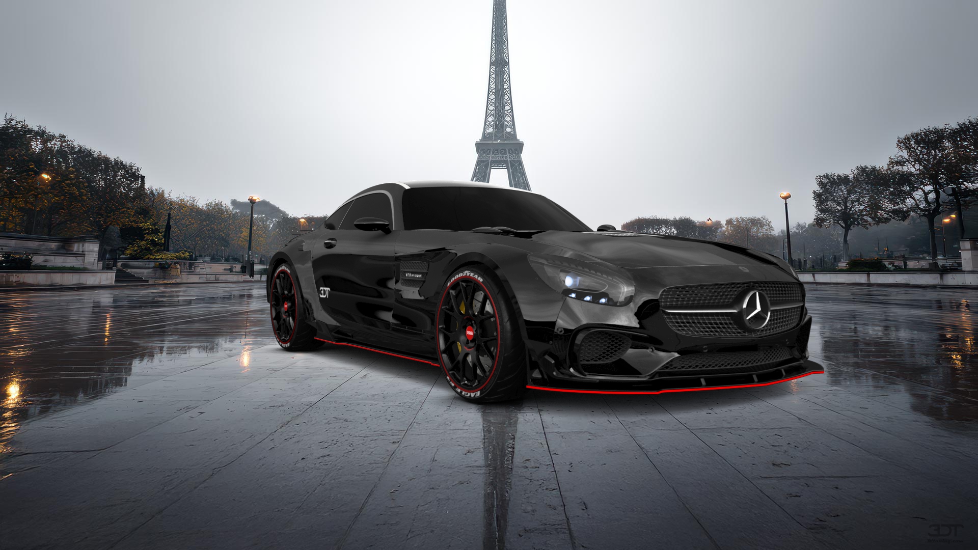 Mercedes AMG GT 2 door fastback coupe 2015 tuning