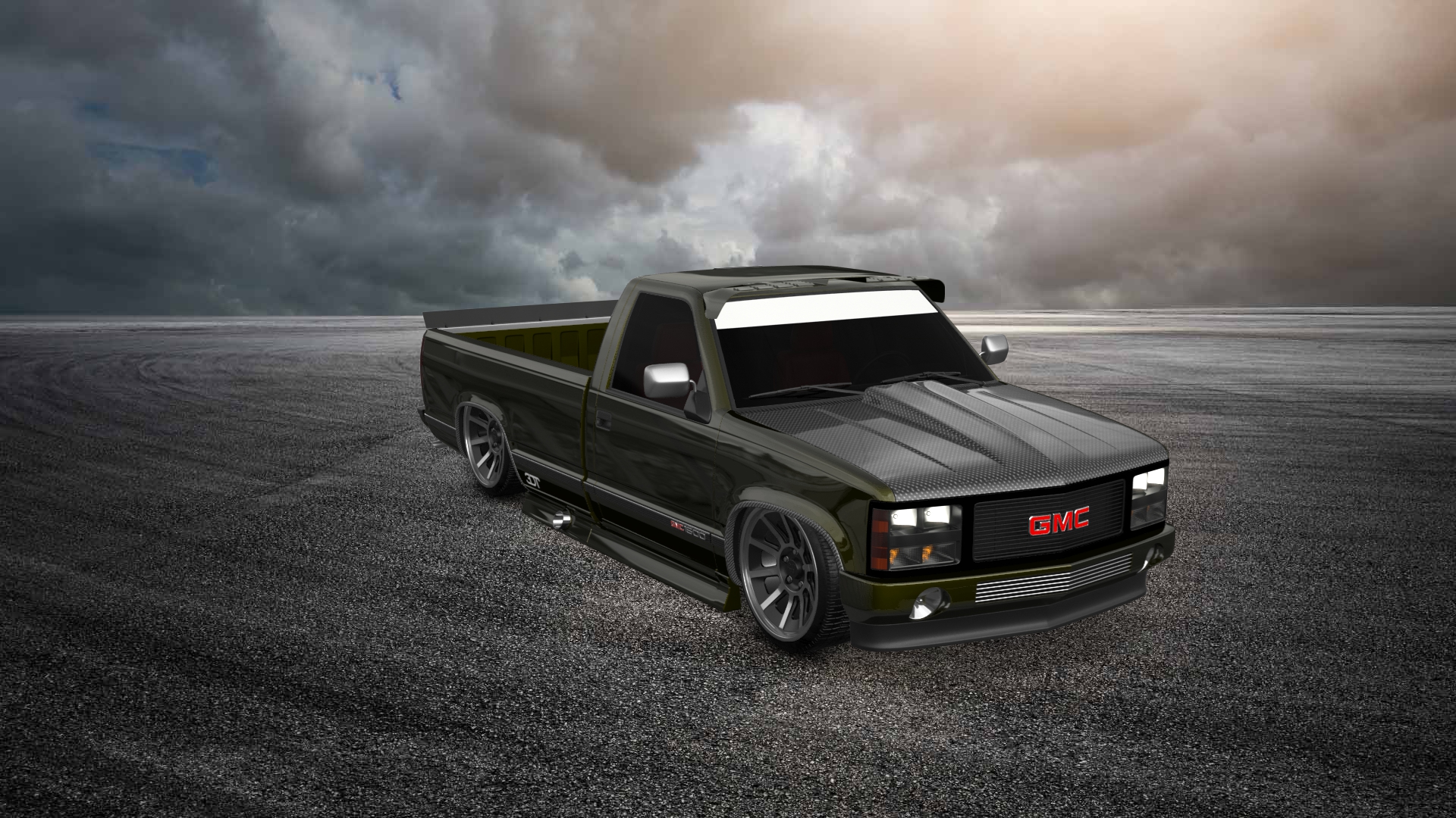 GMC Sierra 1500 2 Door pickup truck 1988 tuning