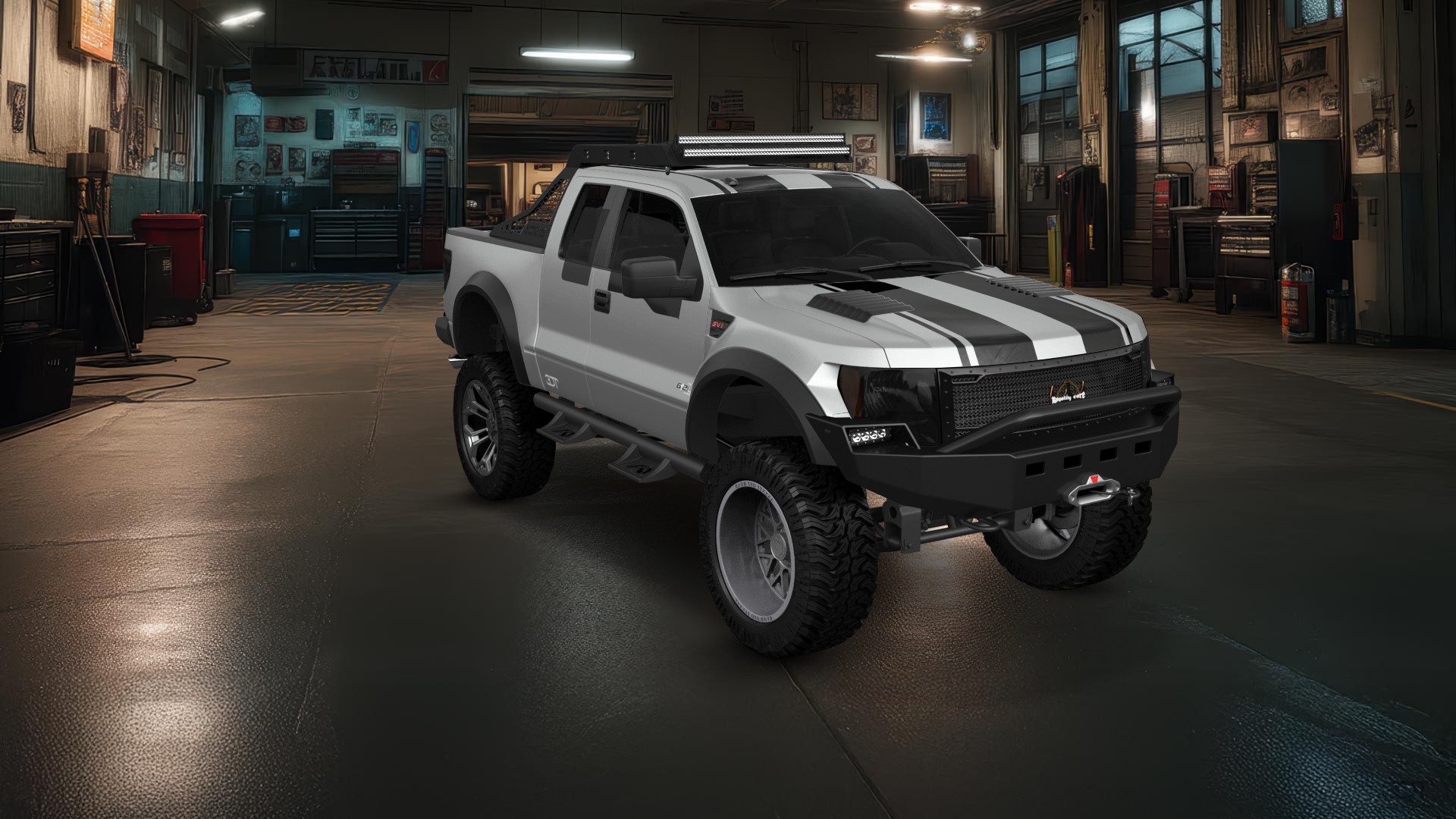 Ford F-150 SVT Raptor 2 Door pickup truck 2010 tuning