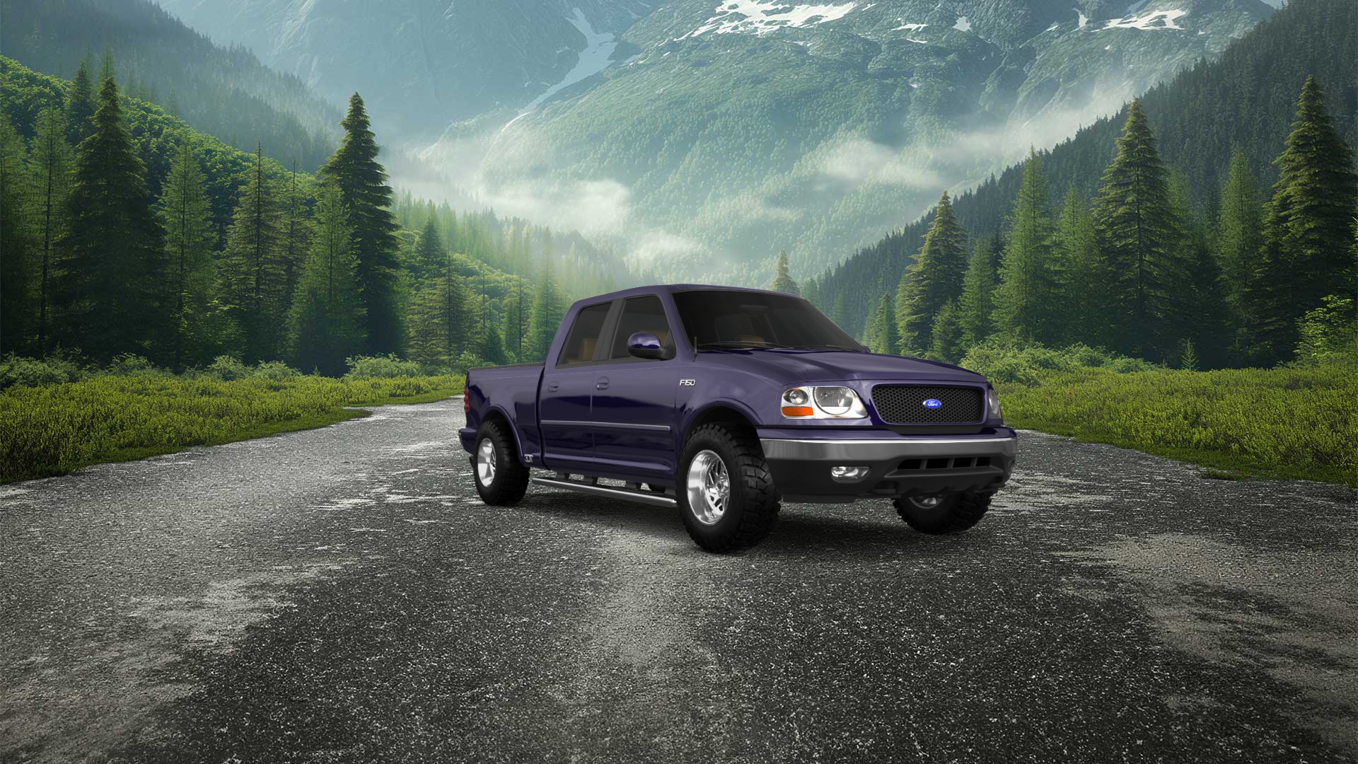 Ford F-150 SuperCrew 4 Door pickup truck 1997