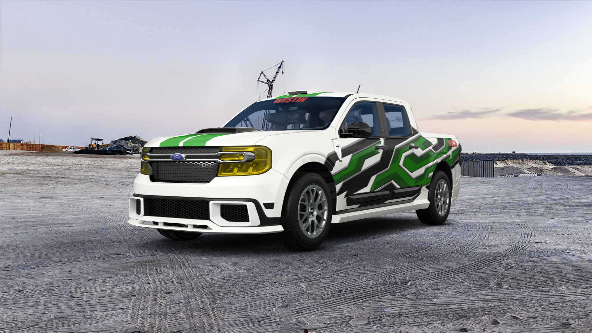 Ford Maverick 4 Door pickup truck 2022 tuning