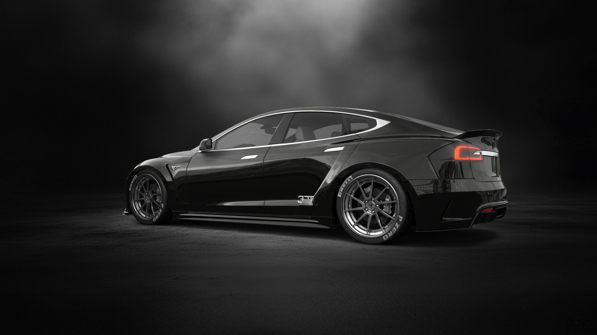 Tesla Model S 5 Door Liftback 2013 tuning