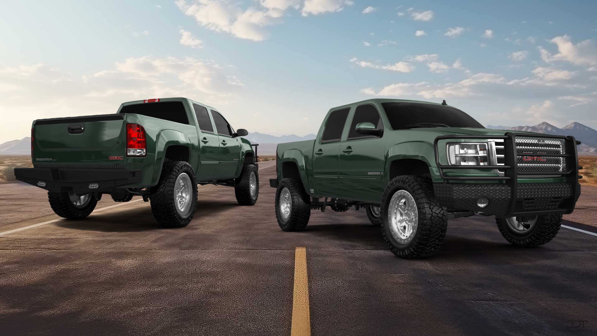 GMC Sierra 1500 Crew Cab 5.8 ft box 4 Door pickup truck 2007