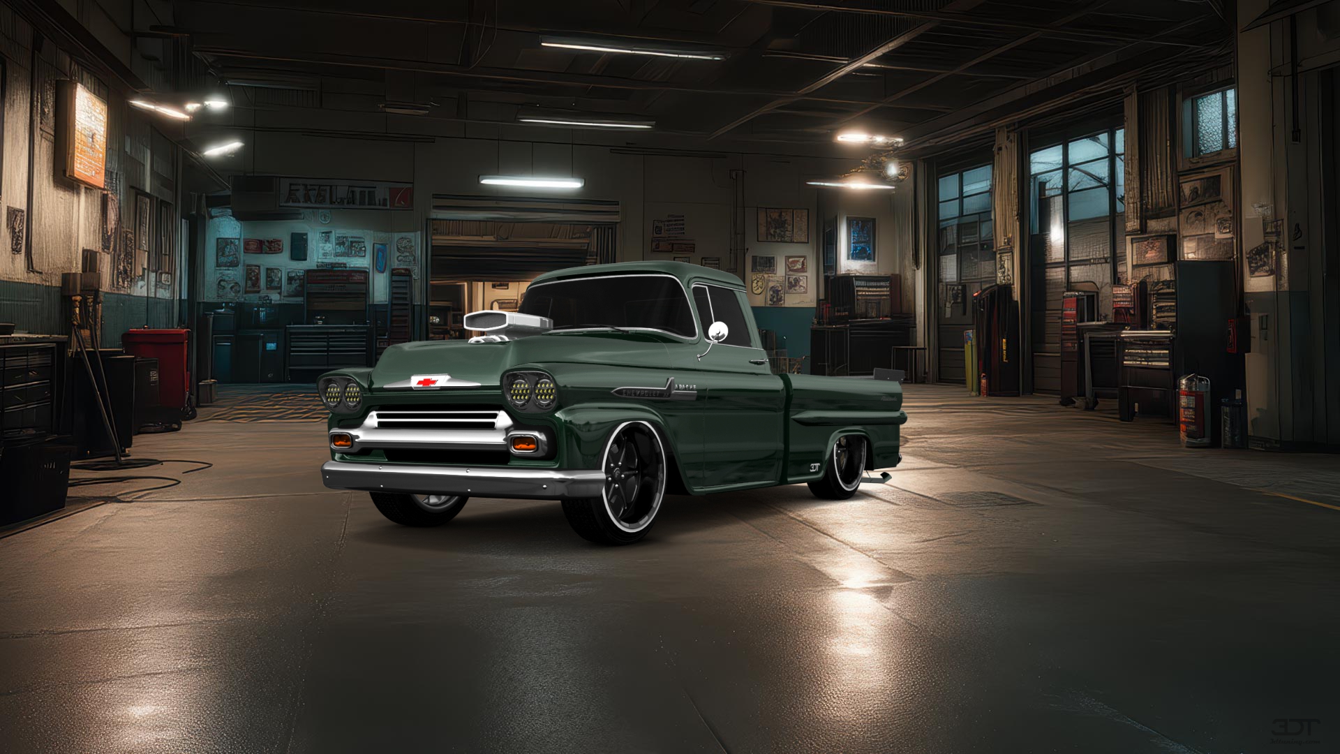 Chevrolet Apache 2 Door pickup truck 1958 tuning