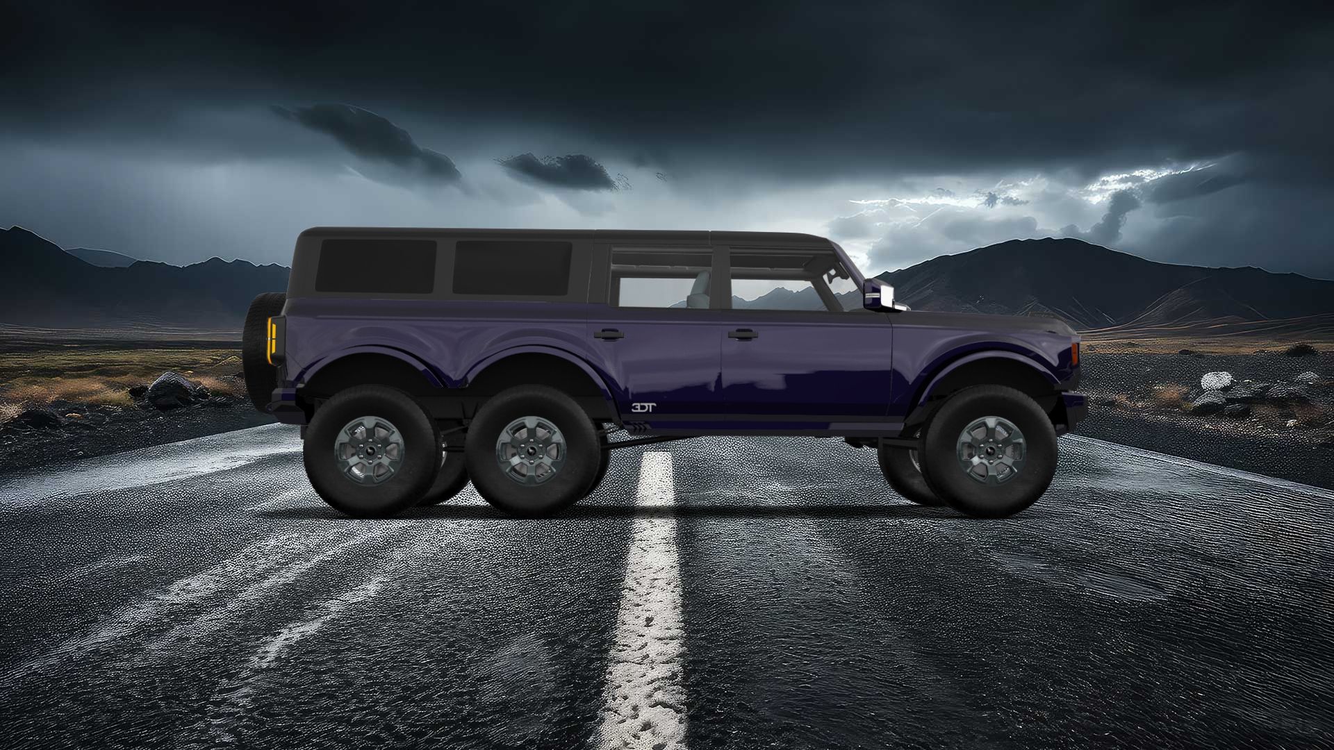 Ford Bronco 6X6 4 Door pickup truck 2021 Images