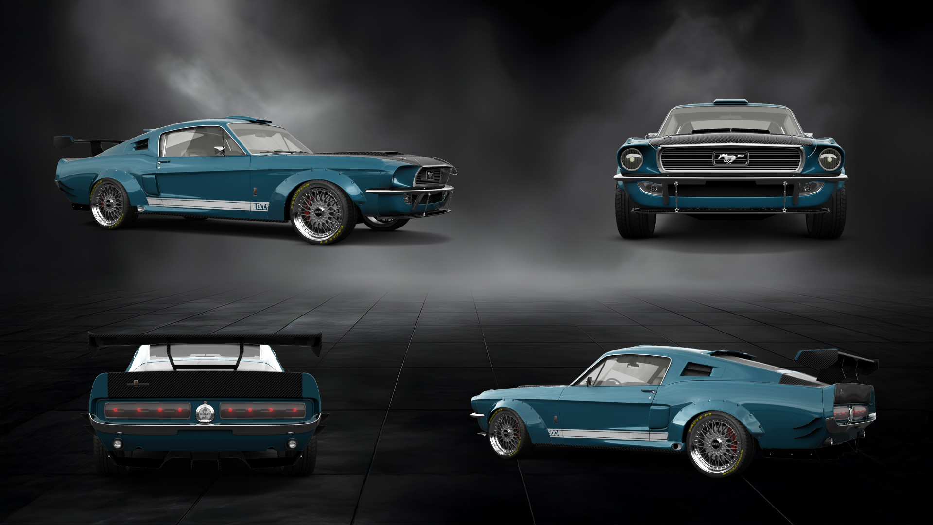 Mustang GT500 2 Door Coupe 1968