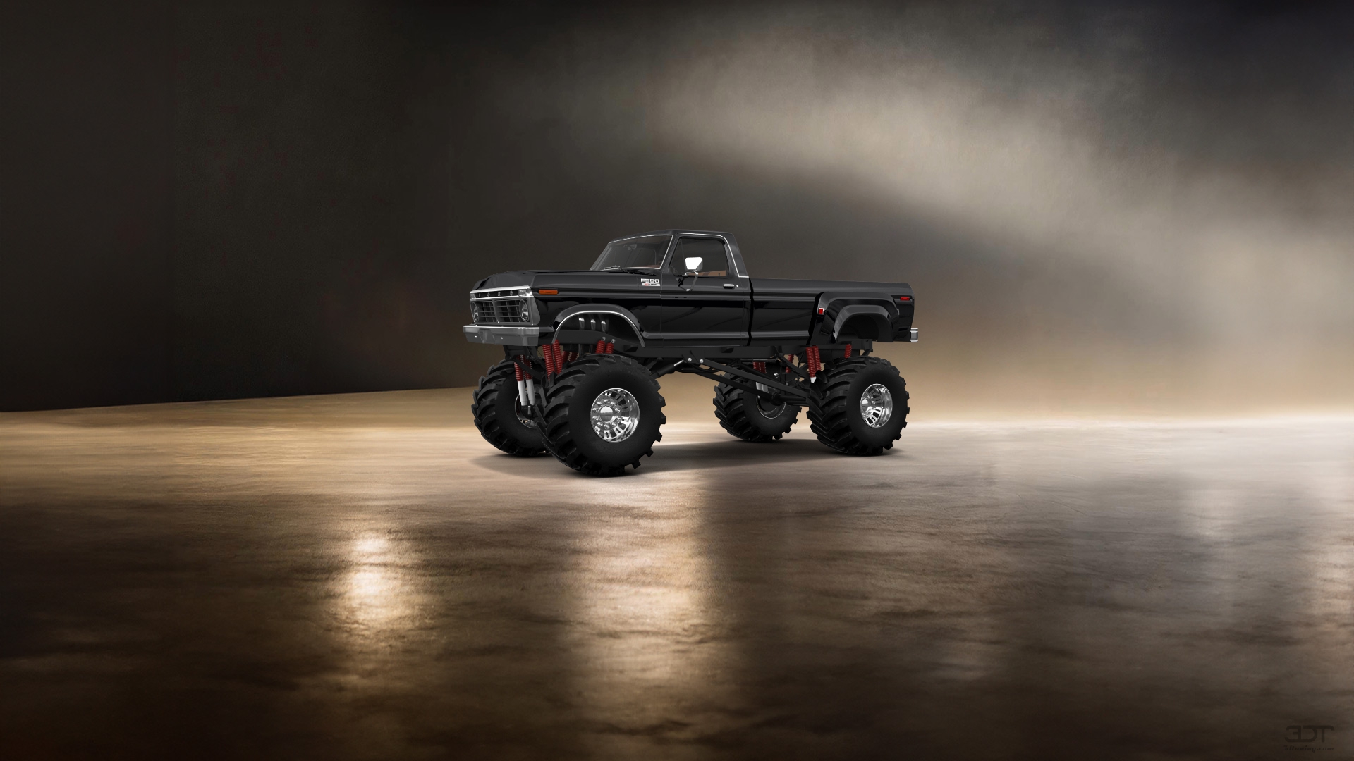 Ford F-350 Dually 2 Door pickup truck 1974 tuning