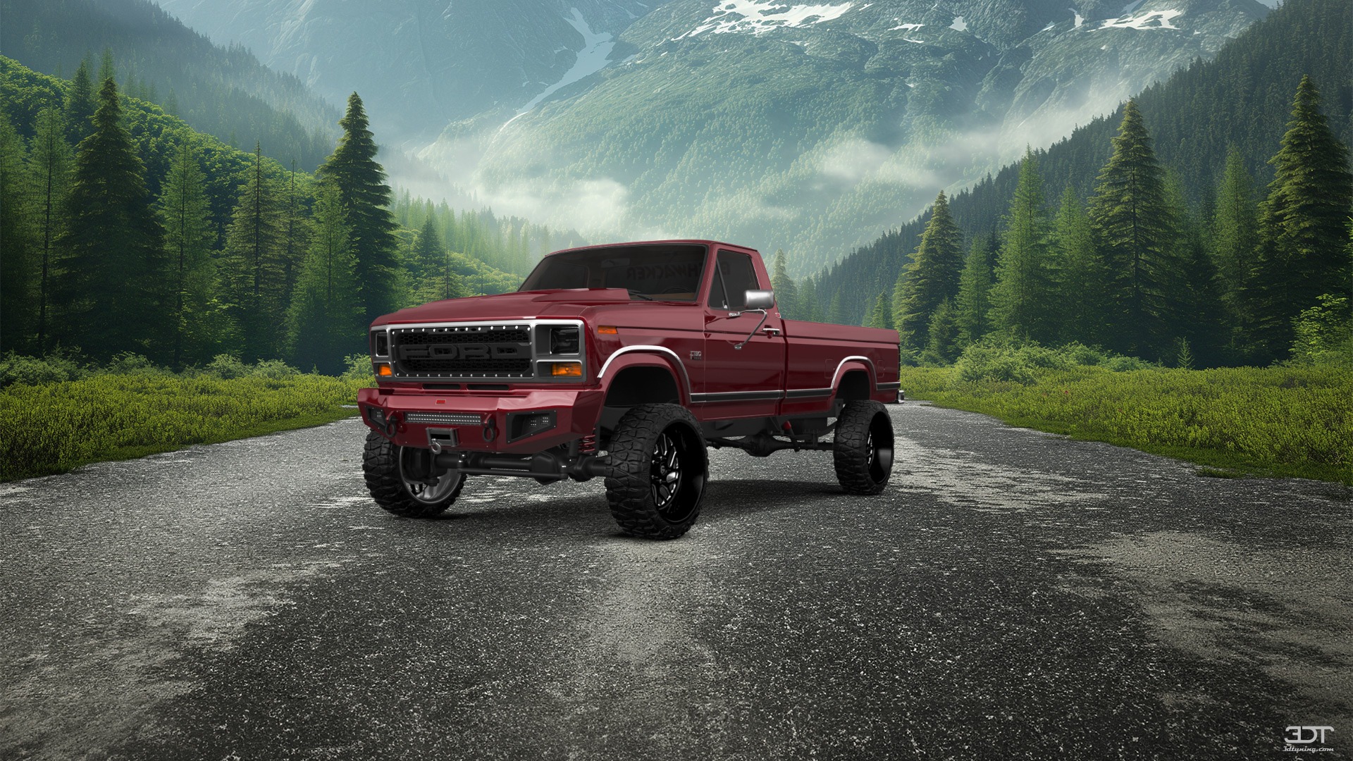 Ford F-150 2 Door pickup truck 1986 tuning