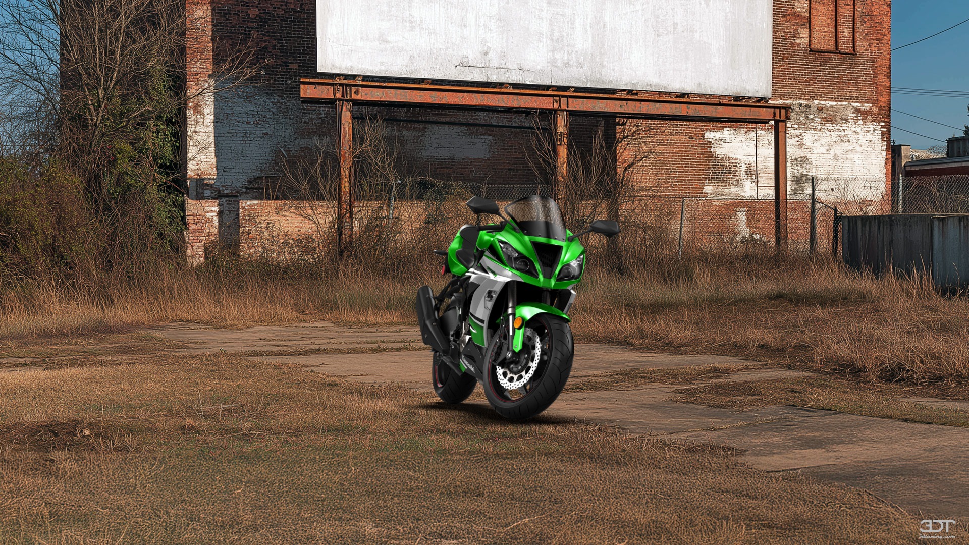 Kawasaki Ninja ZX 6R Sport Bike 2015 tuning