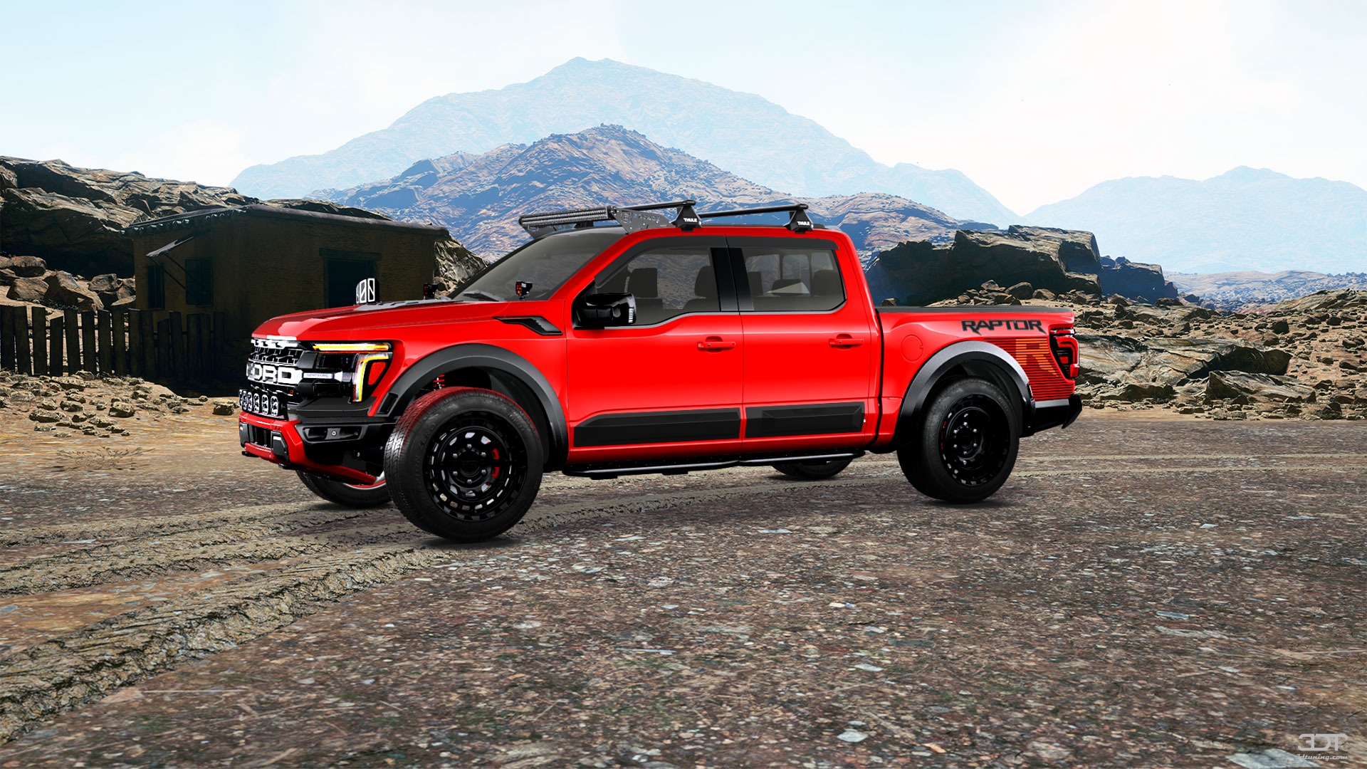 Ford F-150 Raptor 4 Door pickup truck 2024 tuning