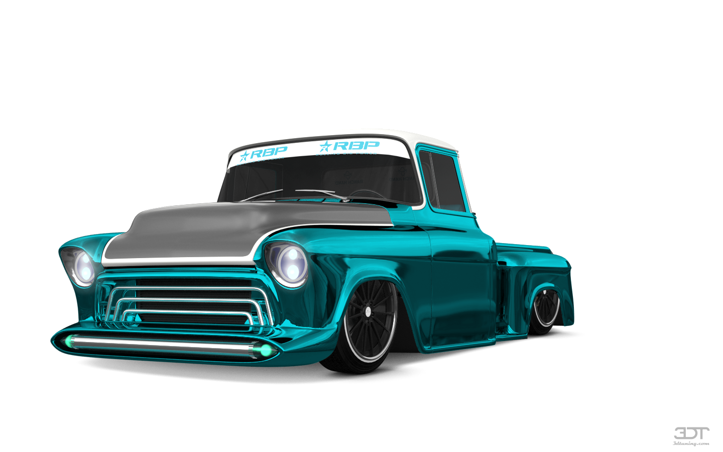 Tuning GMC 100 Stepside 2 Door pickup truck 1957