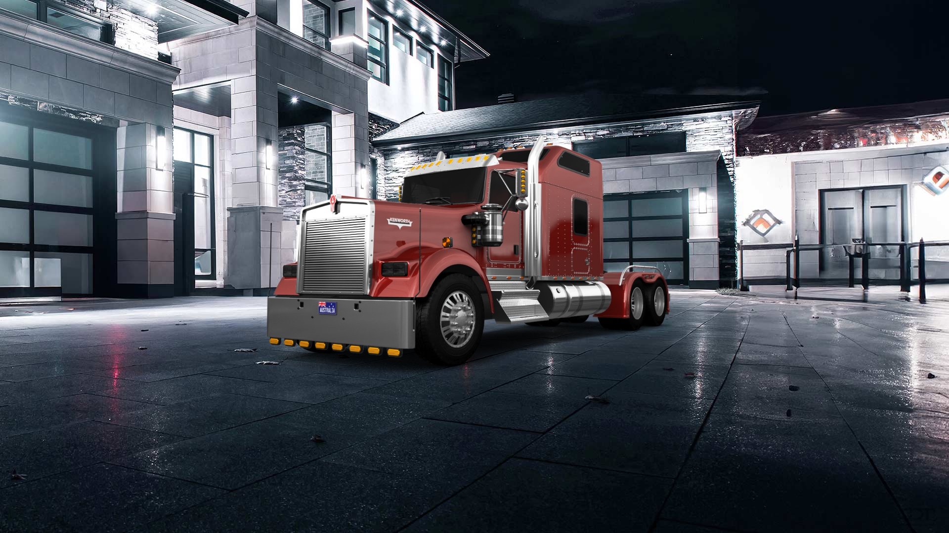 Kenworth W900 Sleeper Cab Truck 2015