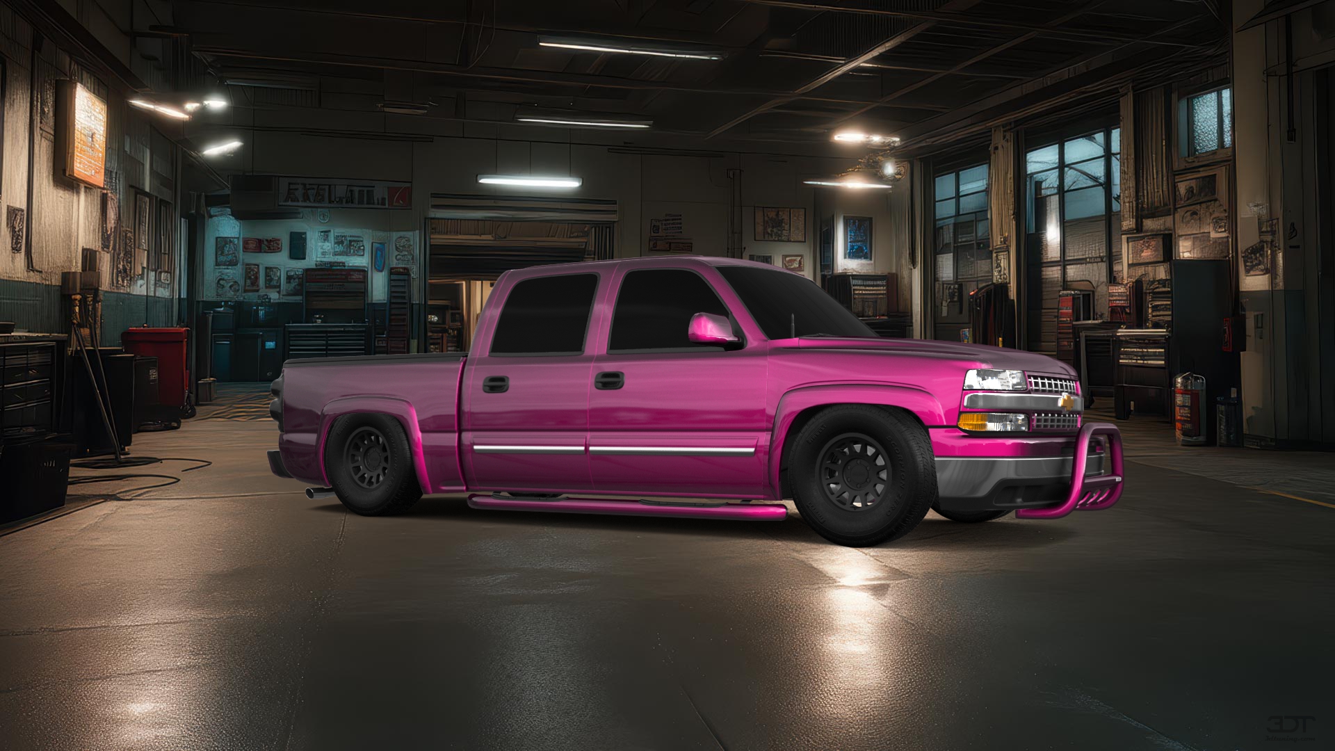Chevrolet Silverado 1500 Crew Cab 5.8 ft box 4 Door Truck 1999 tuning