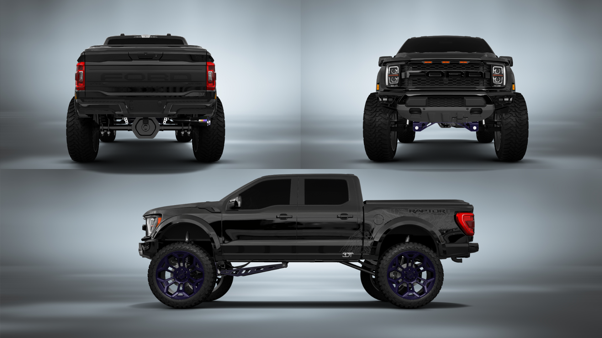 Ford F-150 Raptor 4 Door pickup truck 2021 tuning