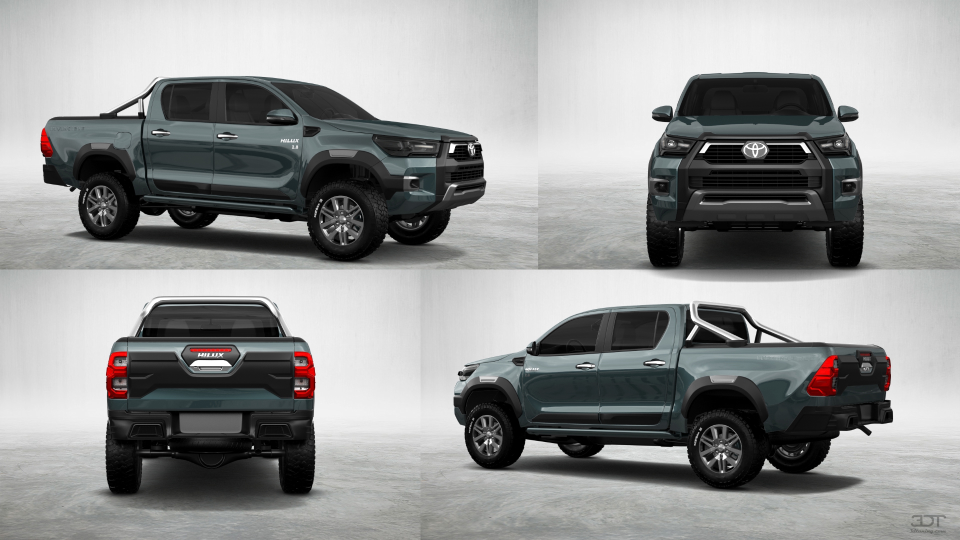 Toyota Hilux Double Cab 4 Door pickup truck 2015 tuning