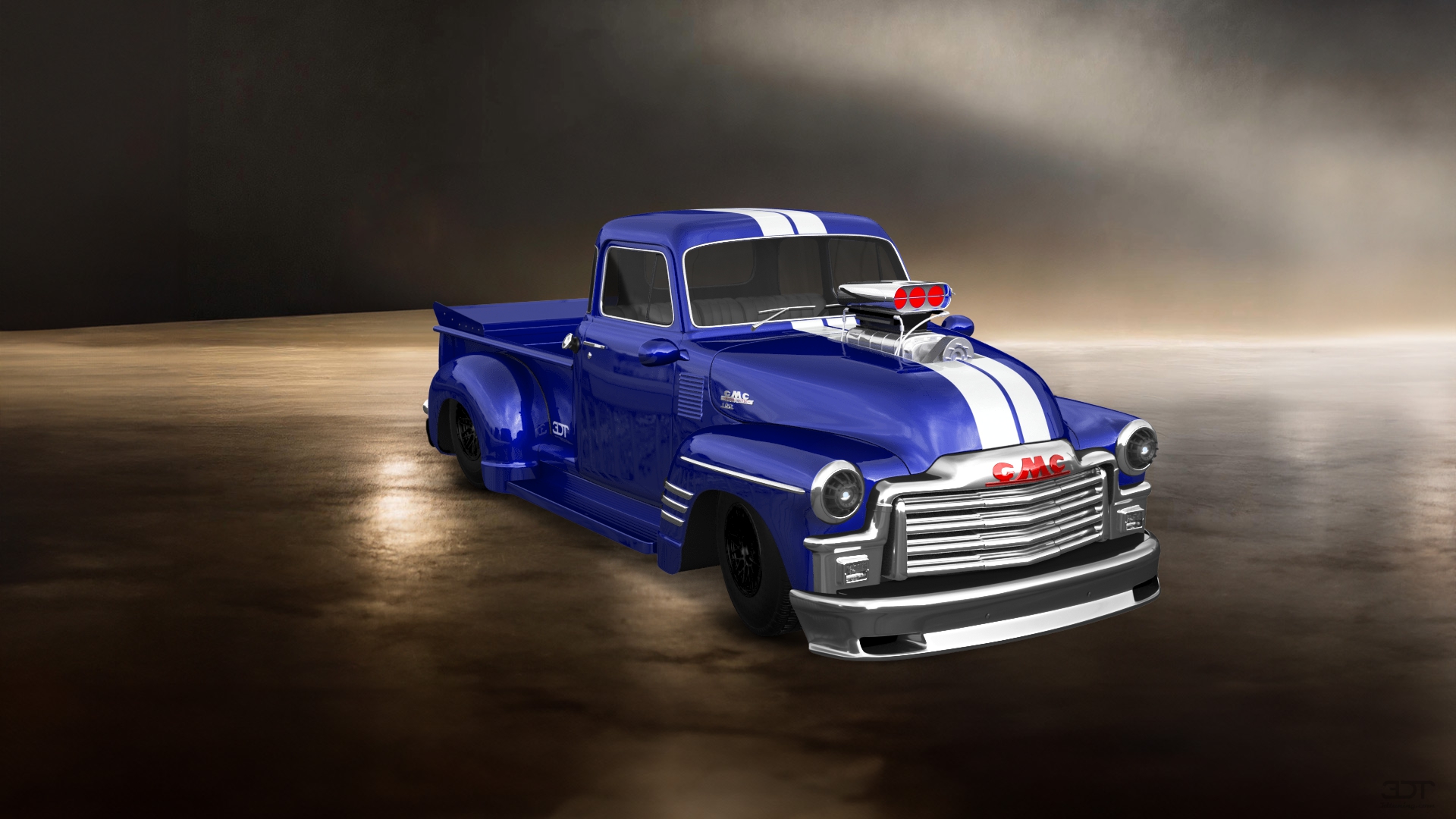 GMC 100 Stepside 2 Door pickup truck 1954 tuning