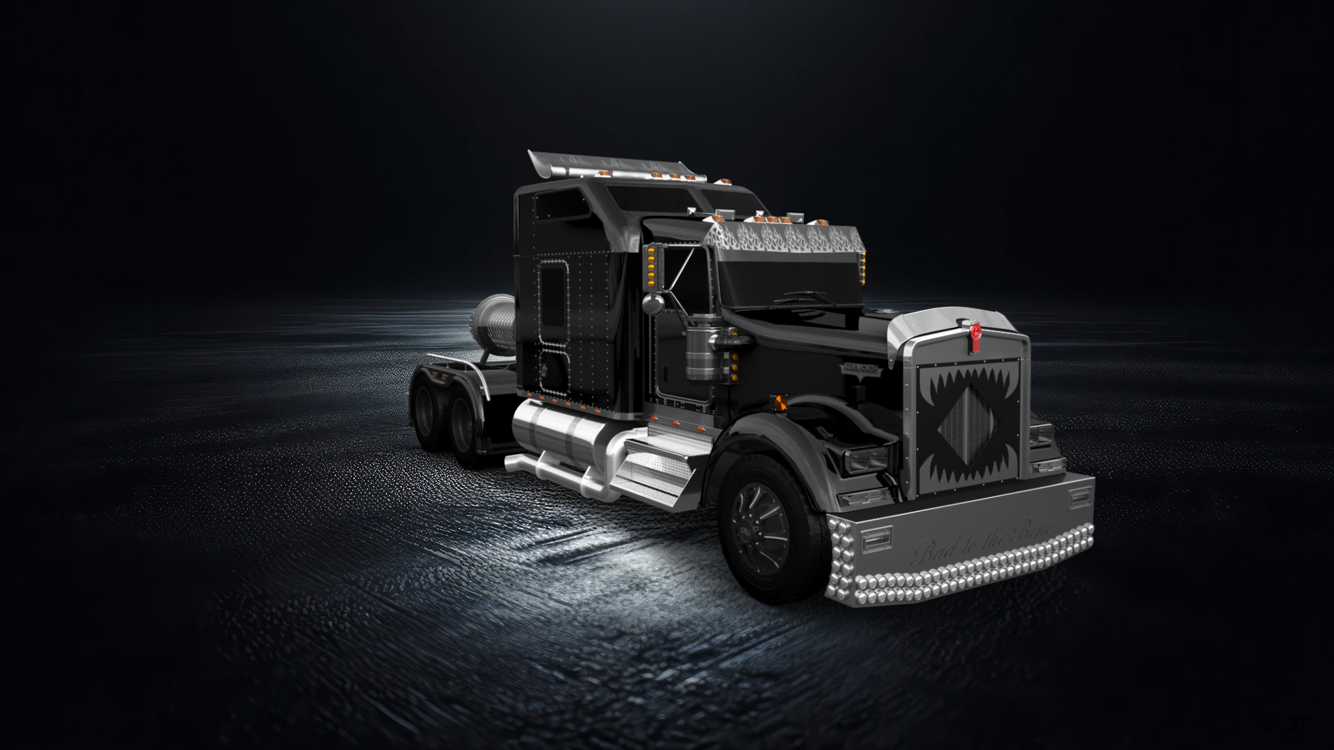 Kenworth W900 Sleeper Cab Truck 2015 tuning
