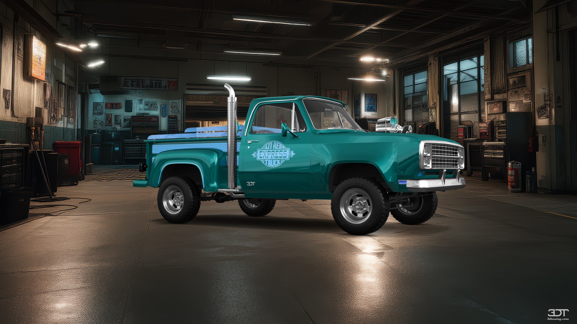 Dodge Lil Red Express 2 Door pickup truck 1979 tuning