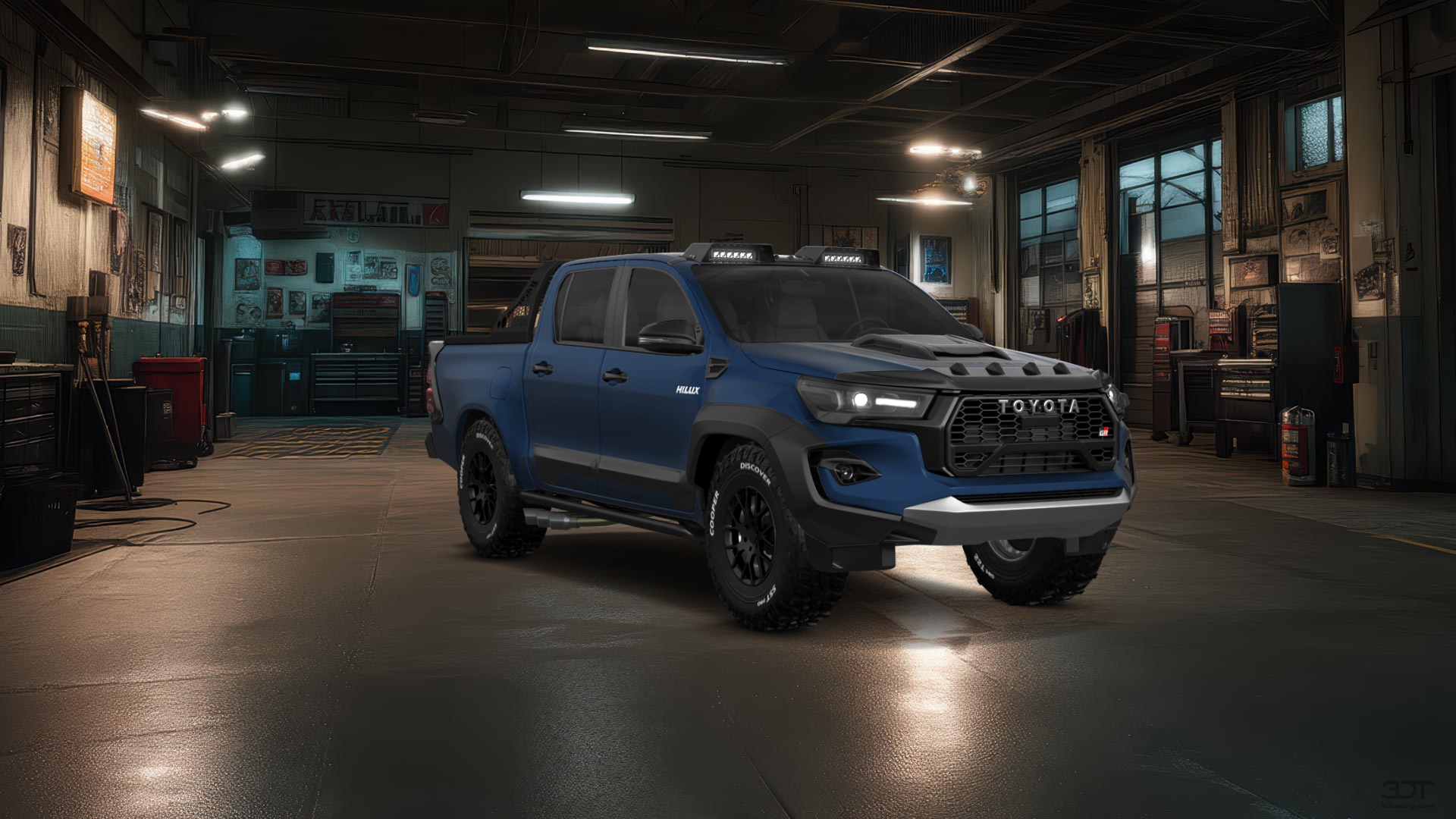 Toyota Hilux Double Cab 4 Door pickup truck 2015 tuning
