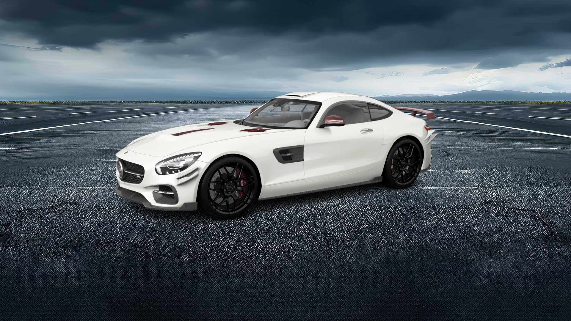 Mercedes AMG GT 2 door fastback coupe 2015
