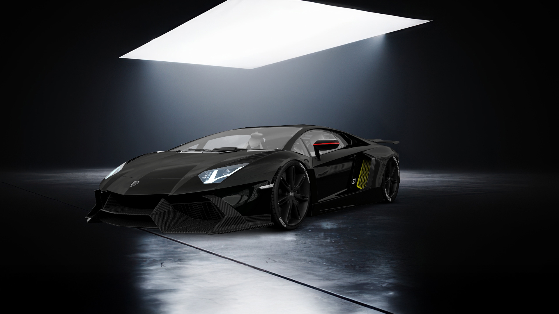 Lamborghini Aventador 2 Door Coupe 2012 tuning