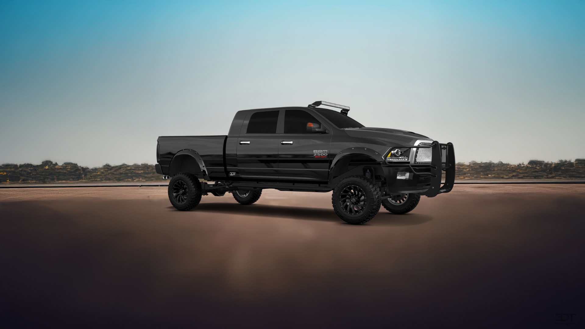 Dodge Ram 2500 Mega Cab 6.4 ft box 4 Door pickup truck 2010 tuning