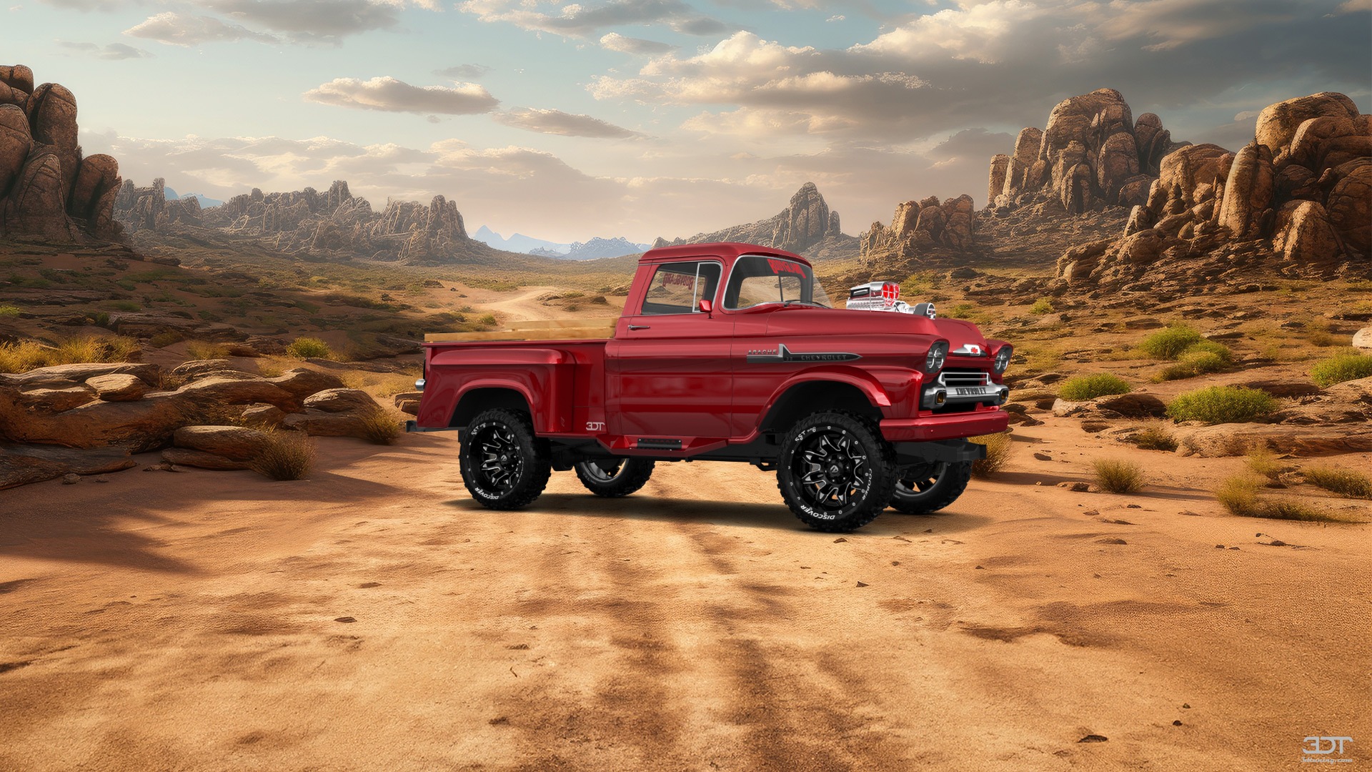Chevrolet Apache Stepside 2 Door pickup truck 1959