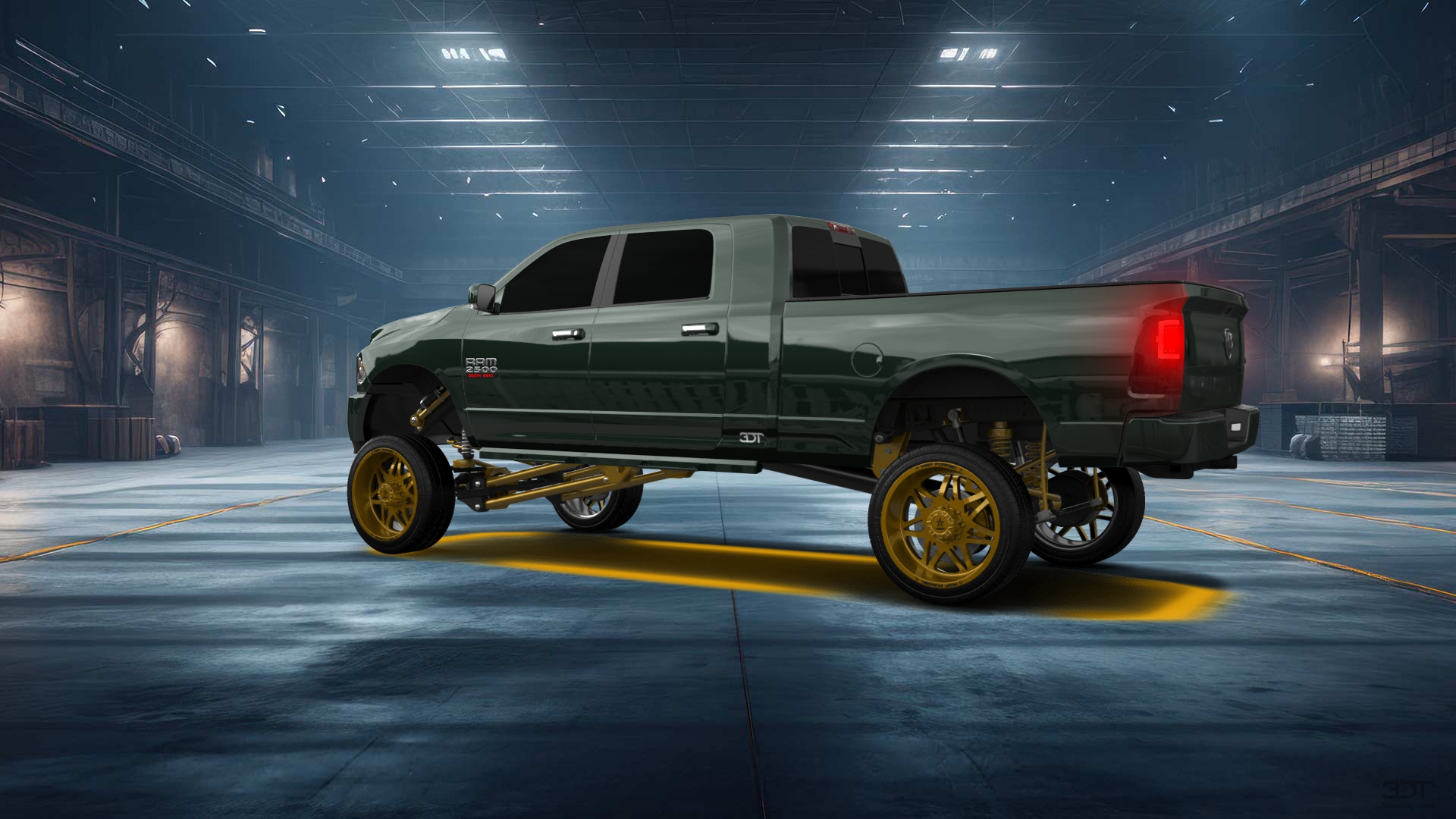 Dodge Ram 2500 Mega Cab 6.4 ft box 4 Door pickup truck 2010
