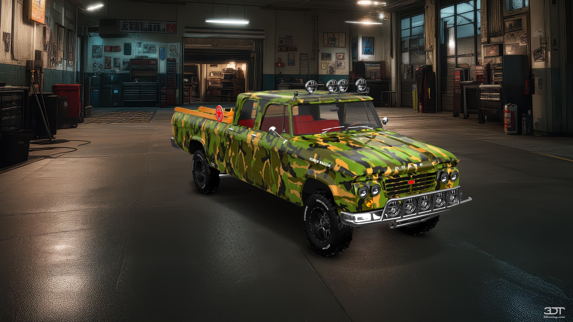 Dodge Power Wagon 4 Door pickup truck 1964 tuning