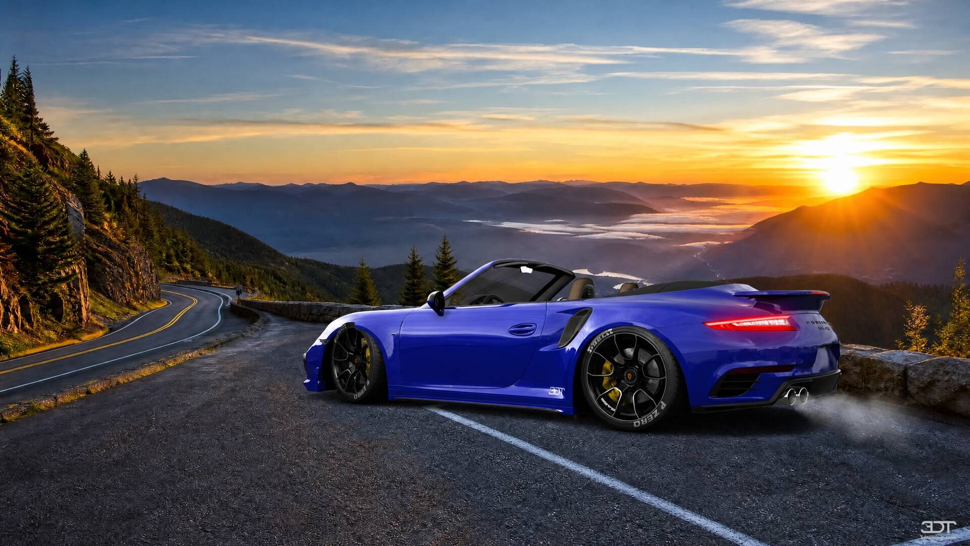 Porsche 911 Turbo S 2 Door Convertible 2014 tuning