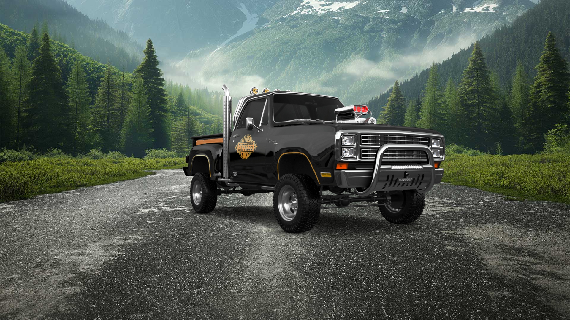 Dodge Lil Red Express 2 Door pickup truck 1979