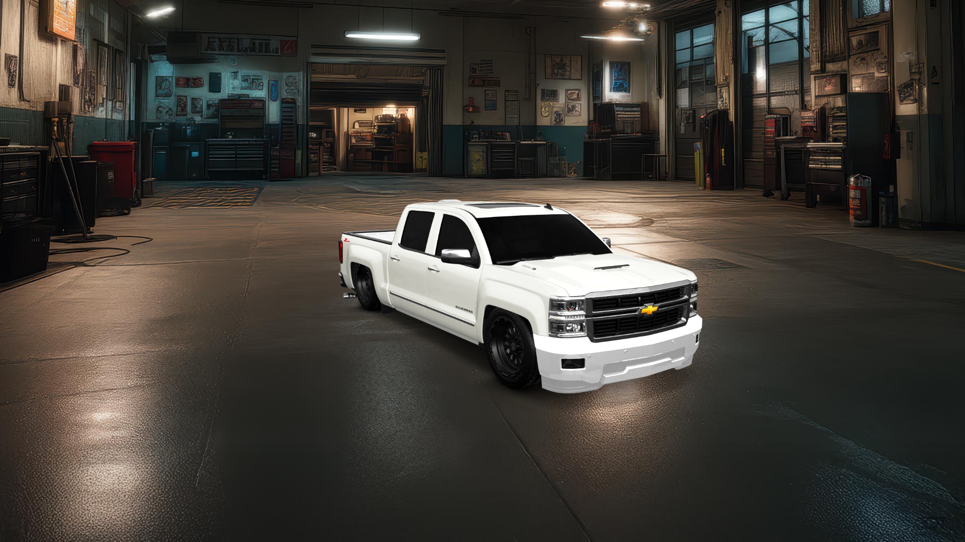 Chevrolet Silverado 1500 4 Door pickup truck 2014 tuning