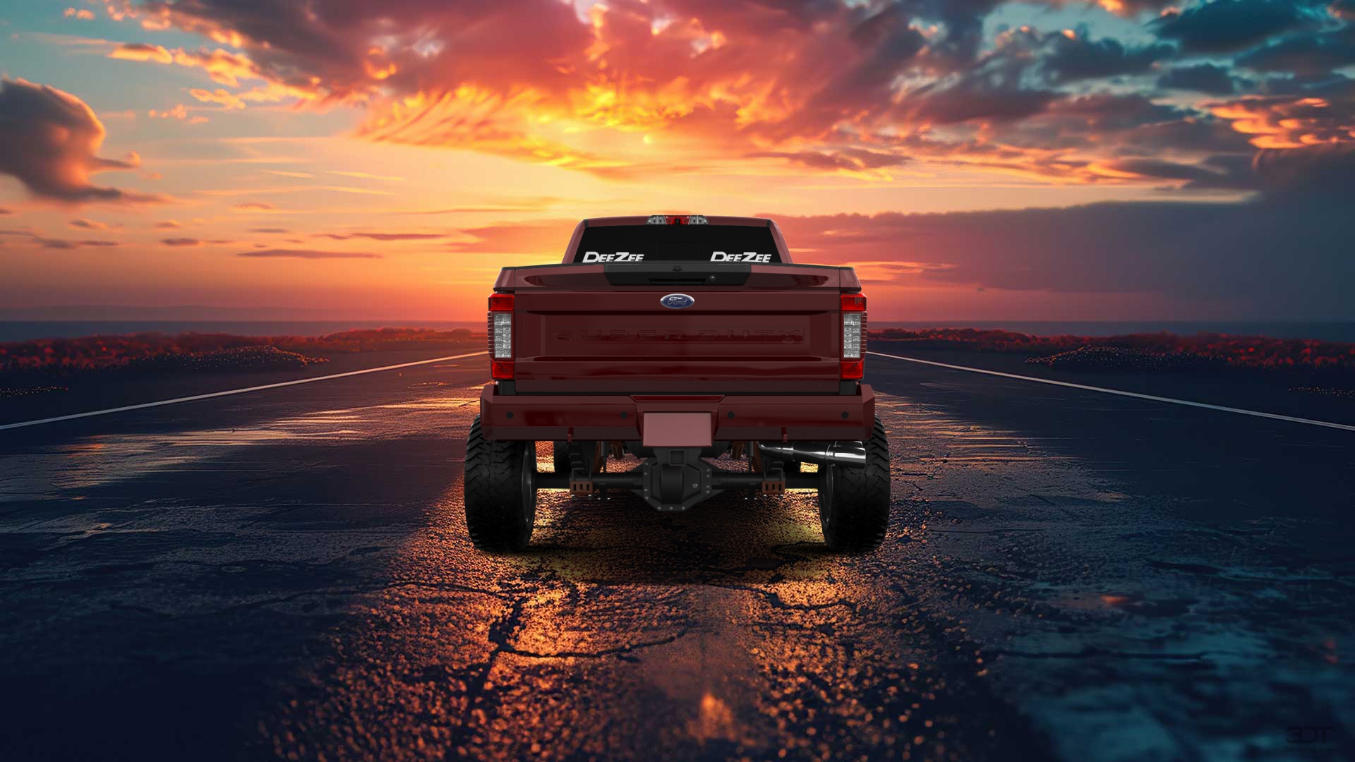 Ford F-250 4 Door pickup truck 2021 tuning