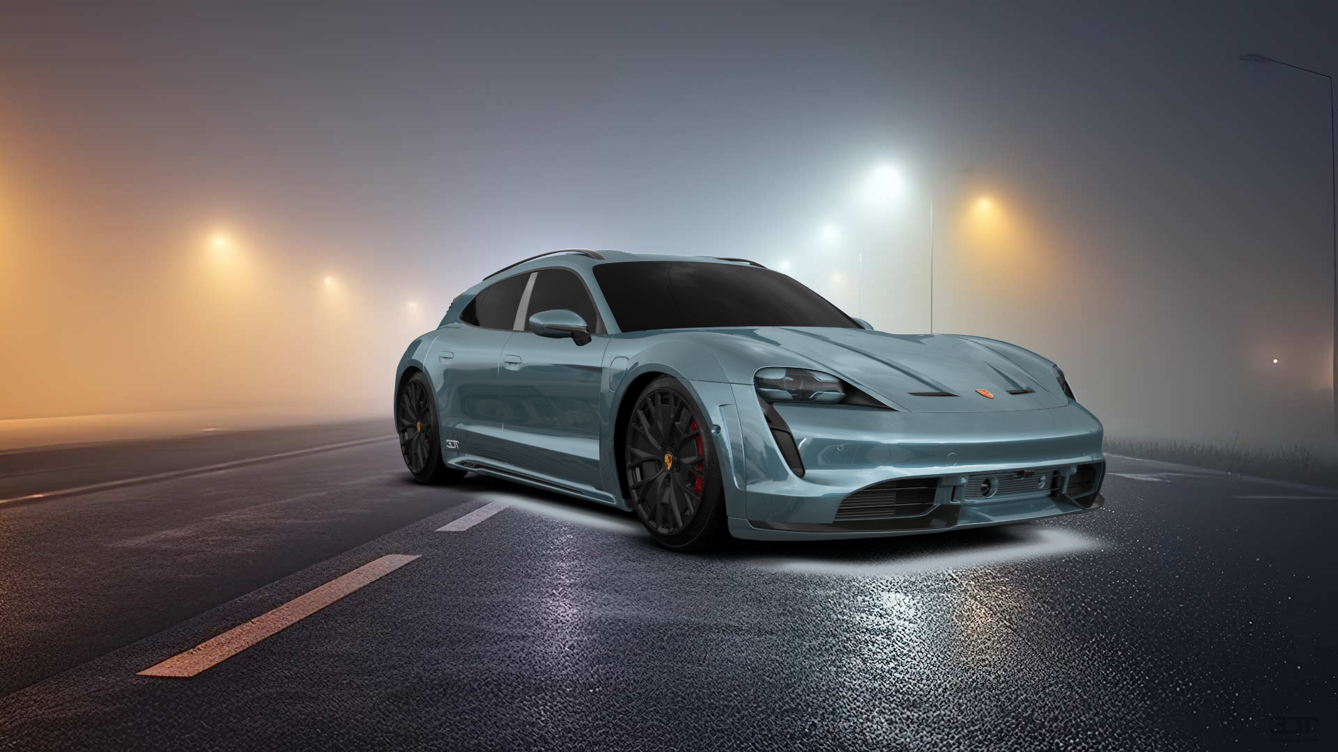 Porsche Taycan Sport Turismo Shooting Brake 2019 tuning