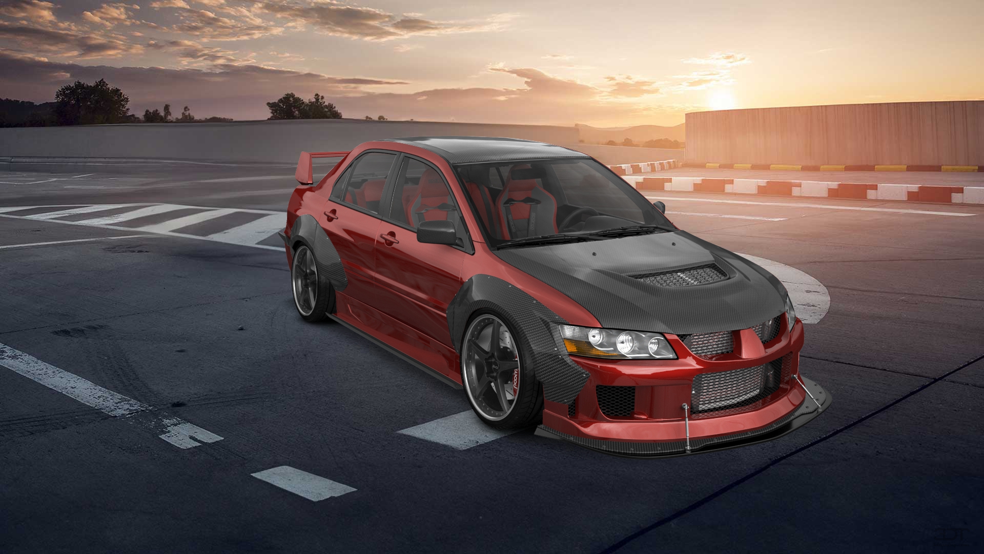 Mitsubishi Lancer Evo IX 4 Door Saloon 2005 tuning