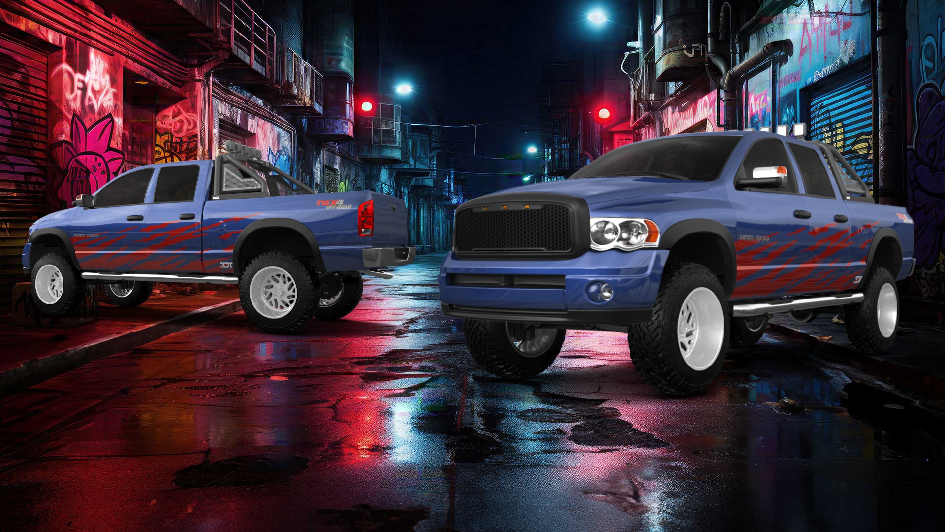 Dodge Ram 1500 6.4 ft box 4 Door pickup truck 2002 Images