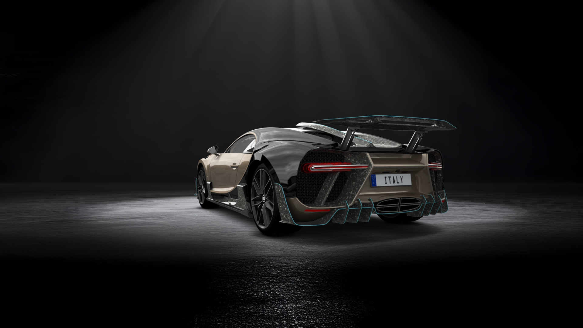 Bugatti Chiron 2 Door Coupe 2016 tuning