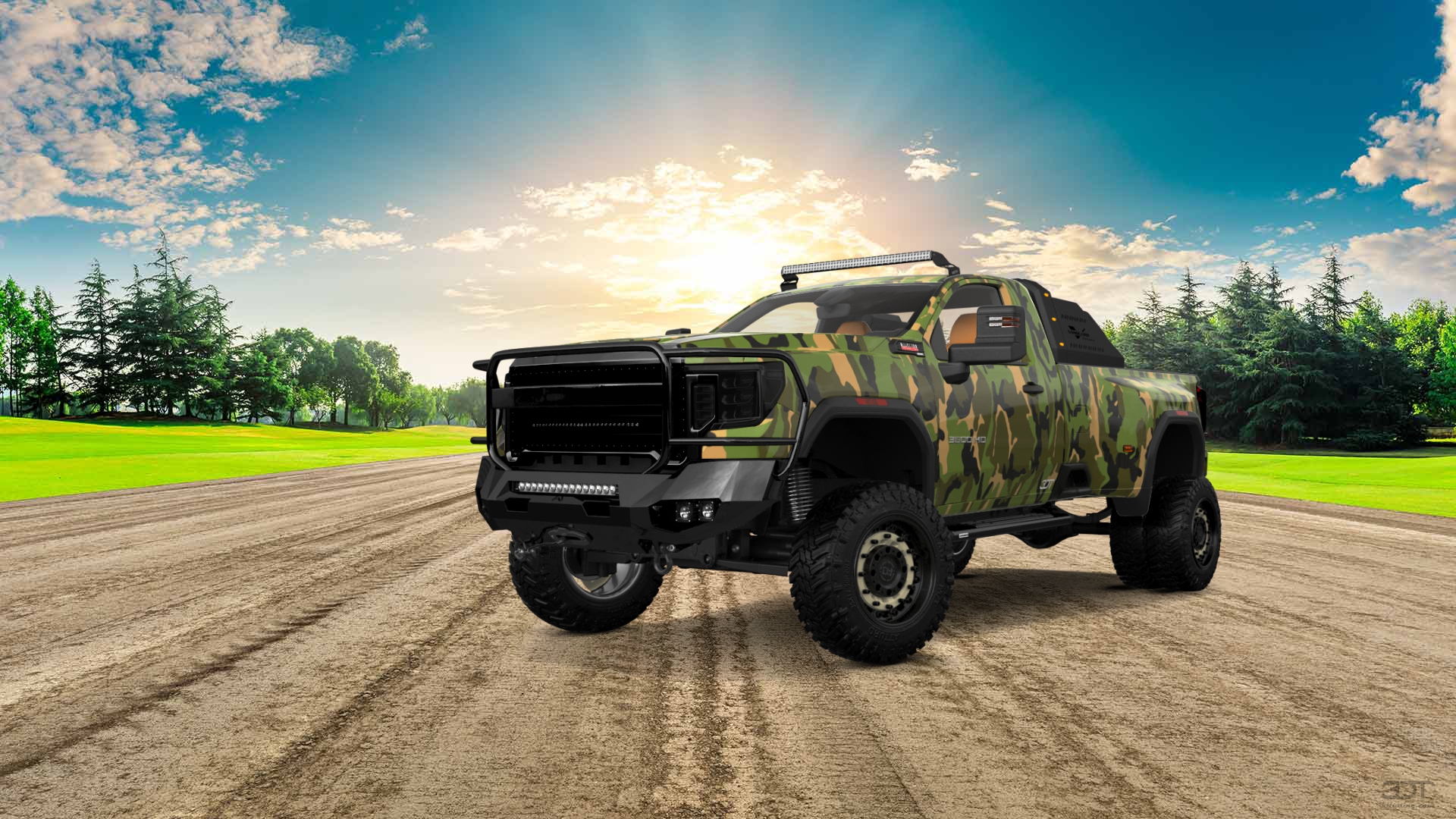 GMC Sierra 3500 HD 2 Door pickup truck 2020 tuning