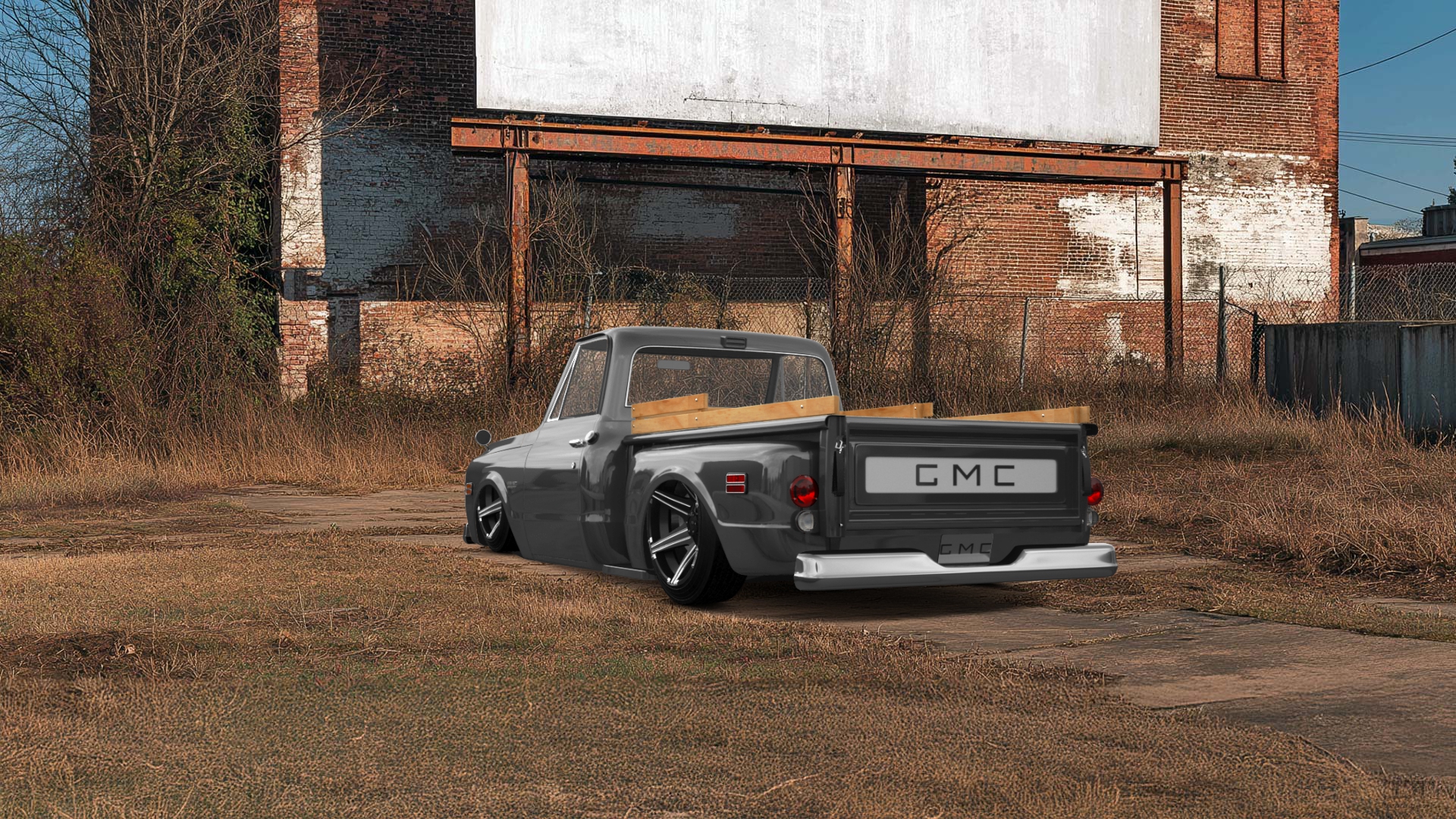 GMC K1500 2 Door pickup truck 1971 图片