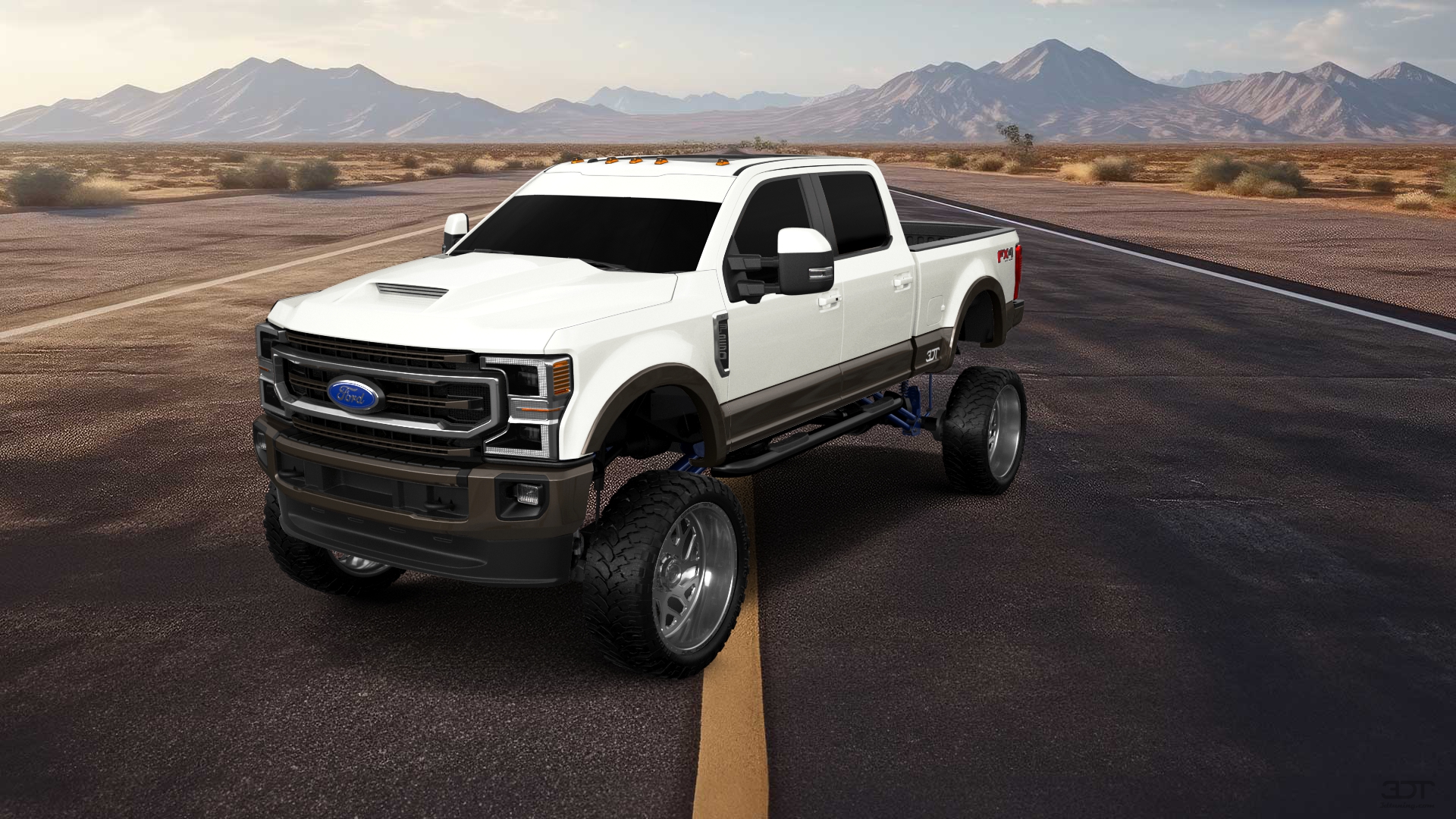 Ford F-250 4 Door pickup truck 2021 tuning