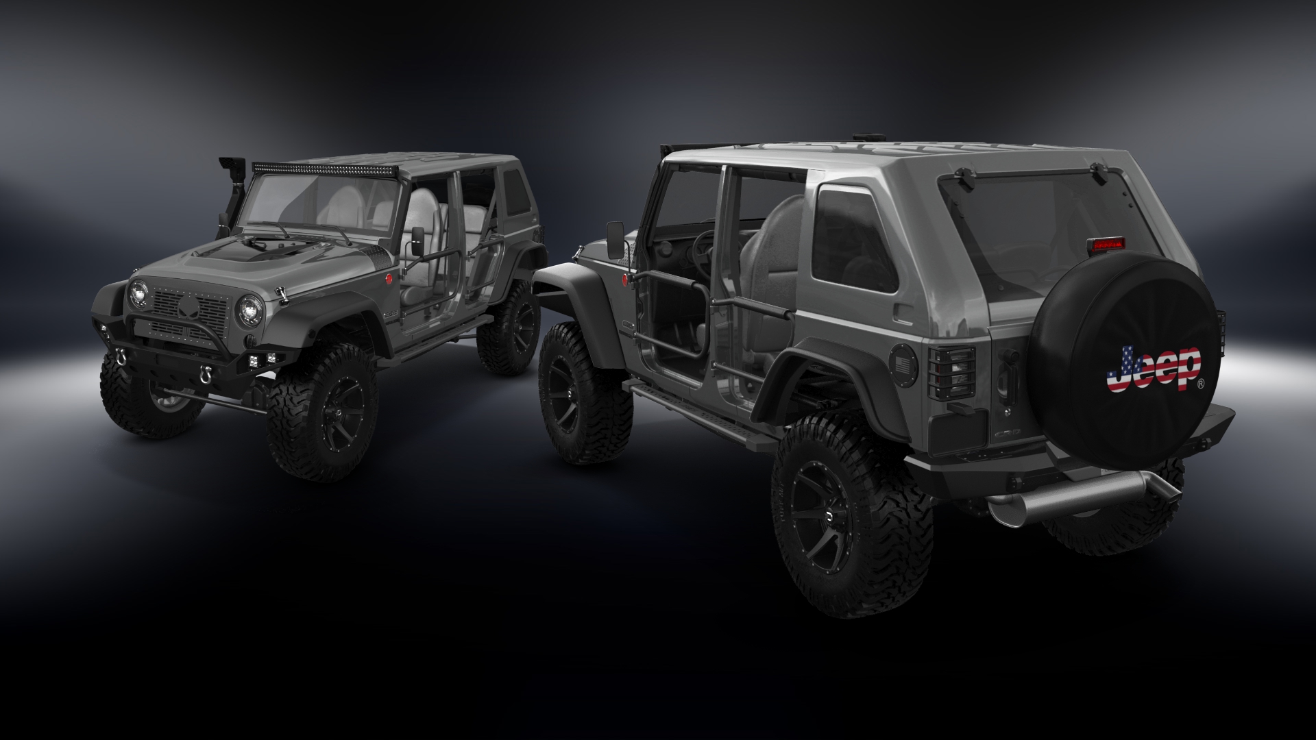 Jeep Wrangler Unlimited JK Rubicon Recon 4 Door SUV 2017 tuning