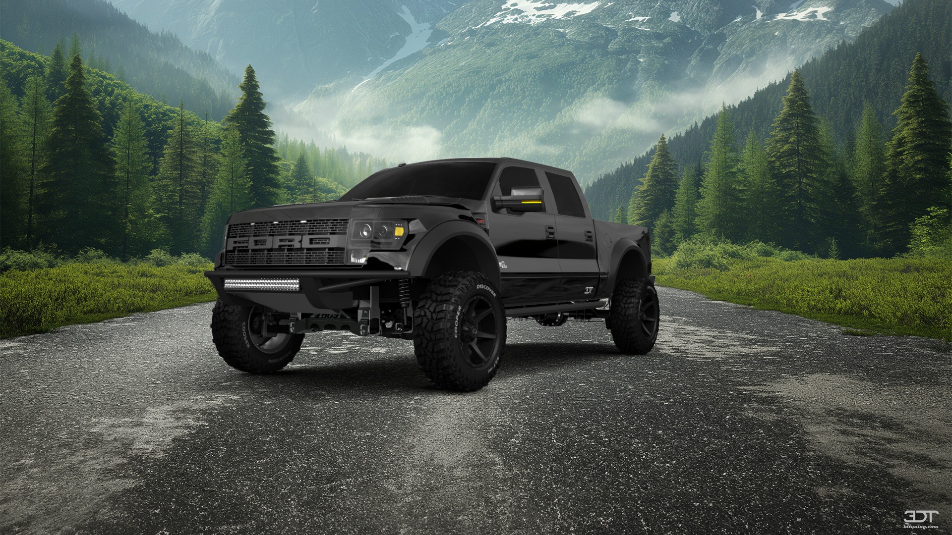 Ford F-150 SVT Raptor 4 Door pickup truck 2013 tuning
