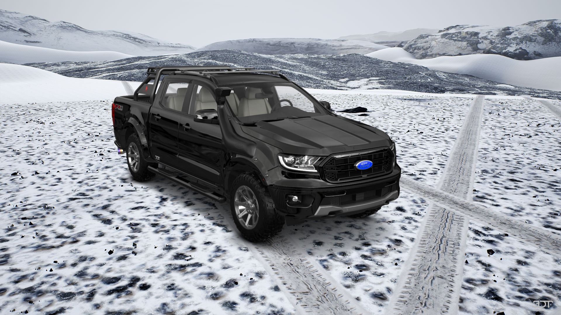 Ford Ranger 4 Door pickup truck 2019 tuning