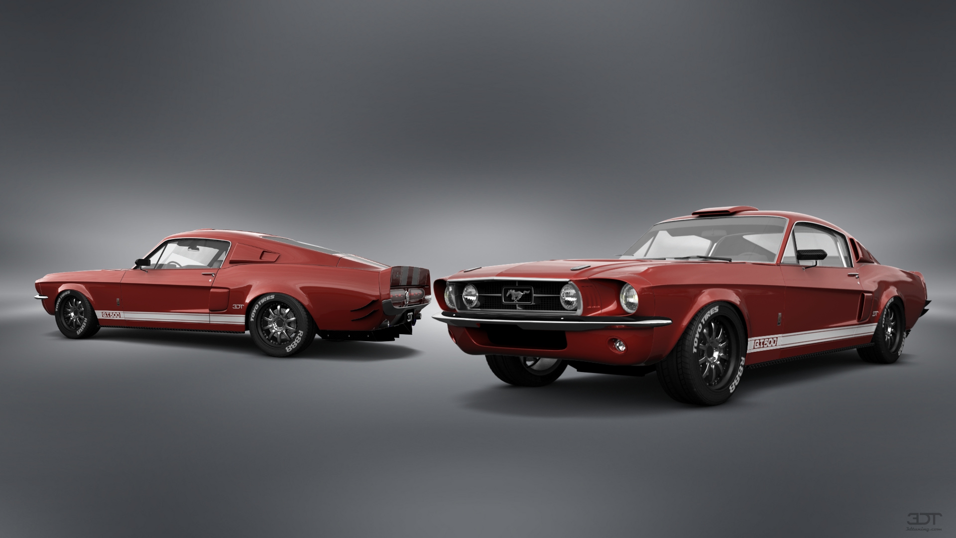 Mustang GT500 2 Door Coupe 1968 tuning