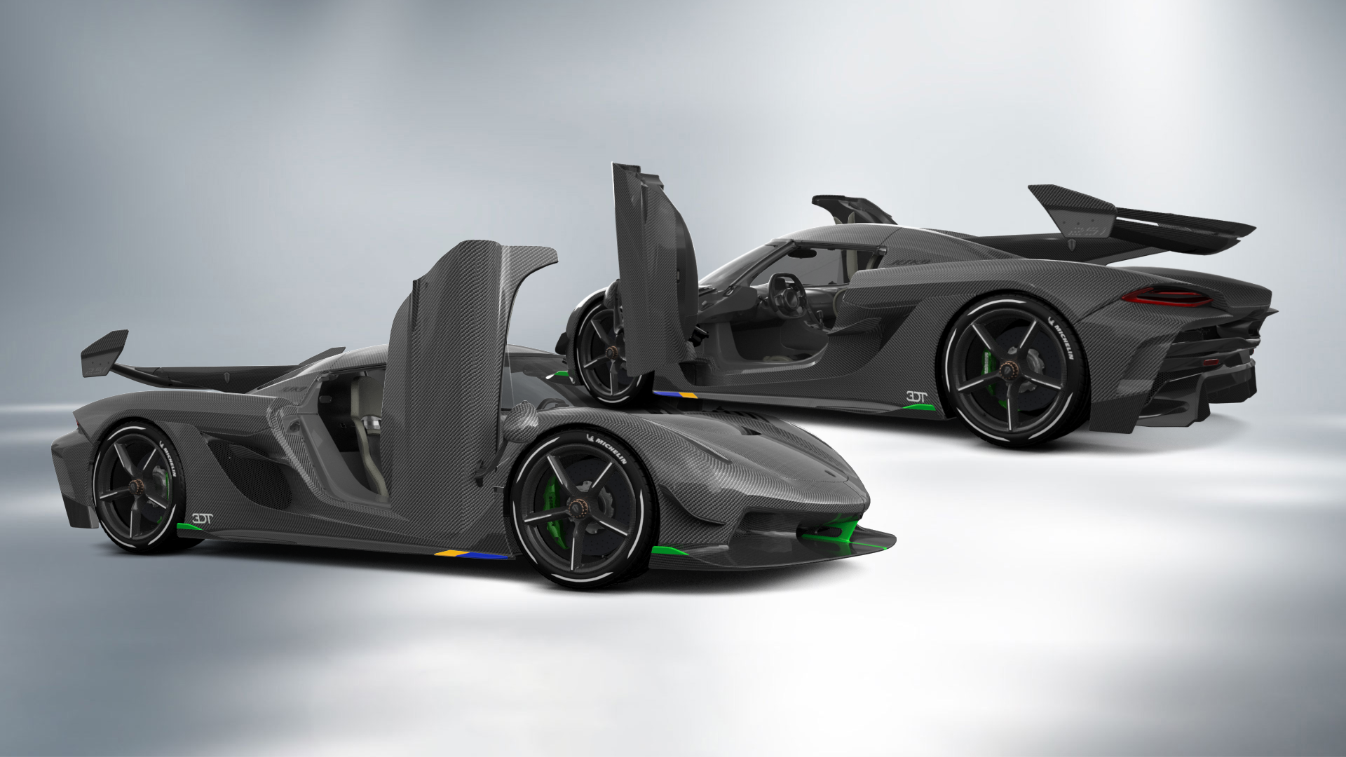 Koenigsegg Jesko 2 door targa top 2020