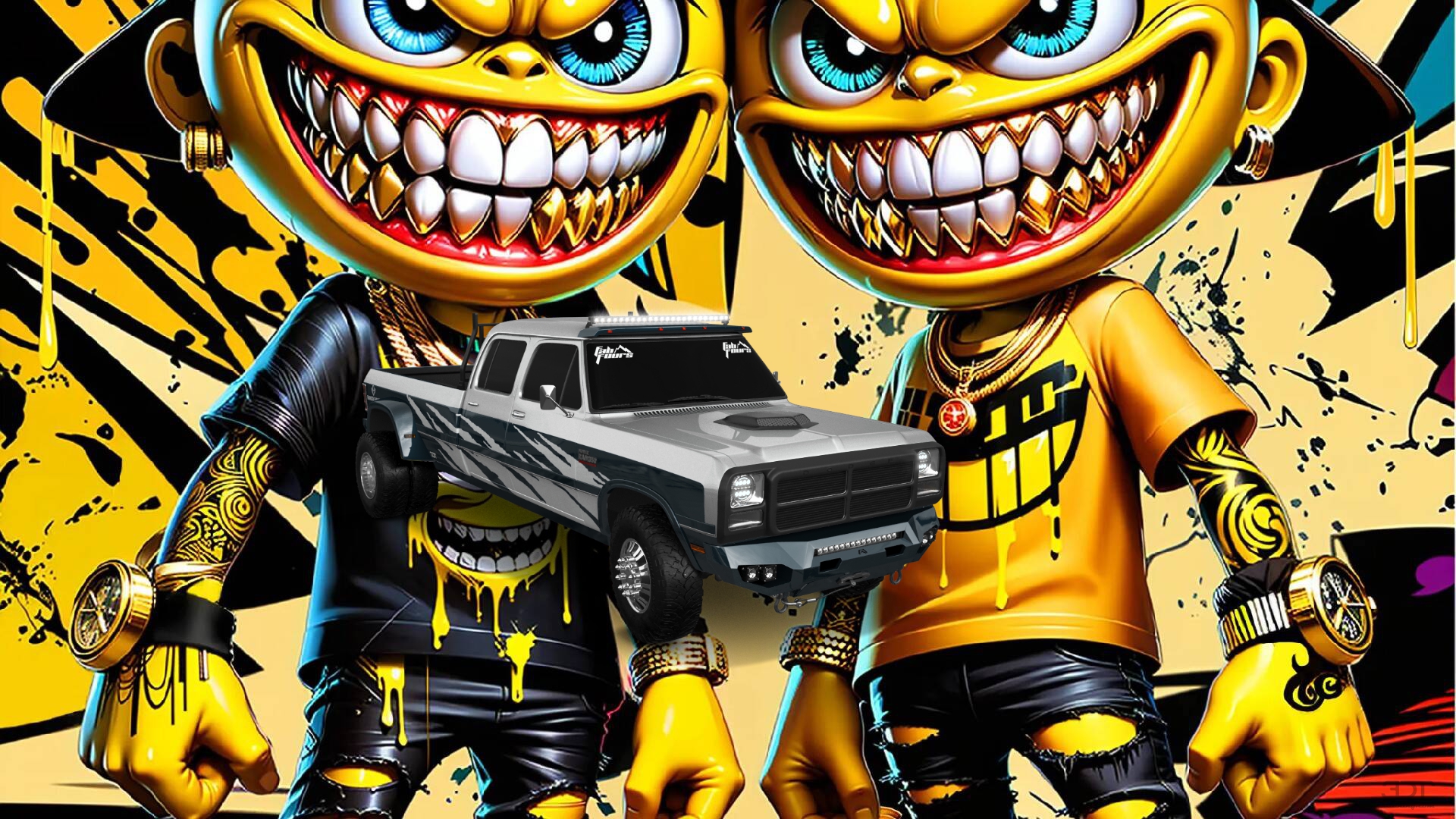 Dodge Ram 350 4 Door pickup truck 1991