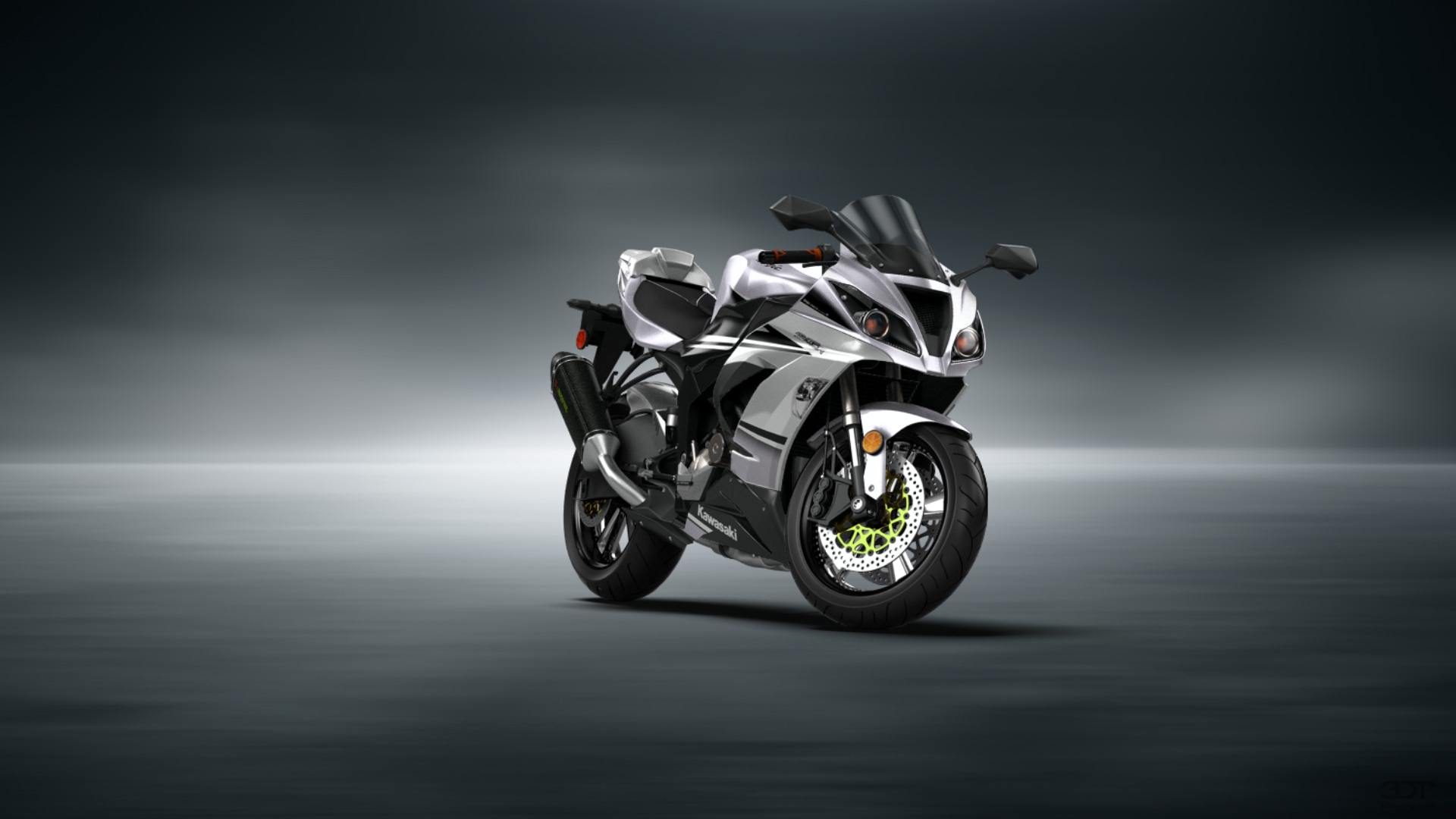 Kawasaki Ninja ZX 6R Sport Bike 2015 tuning