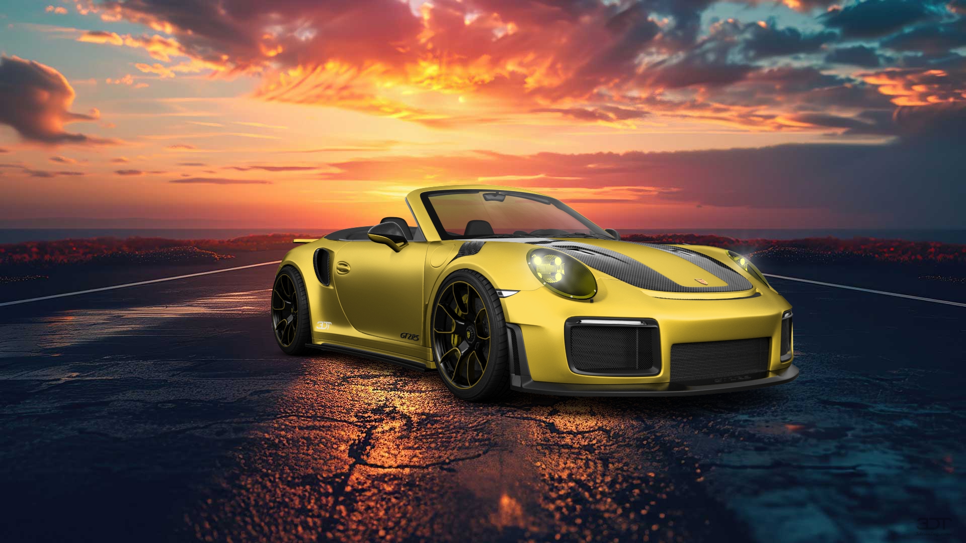 Porsche 911 Turbo S 2 Door Convertible 2014