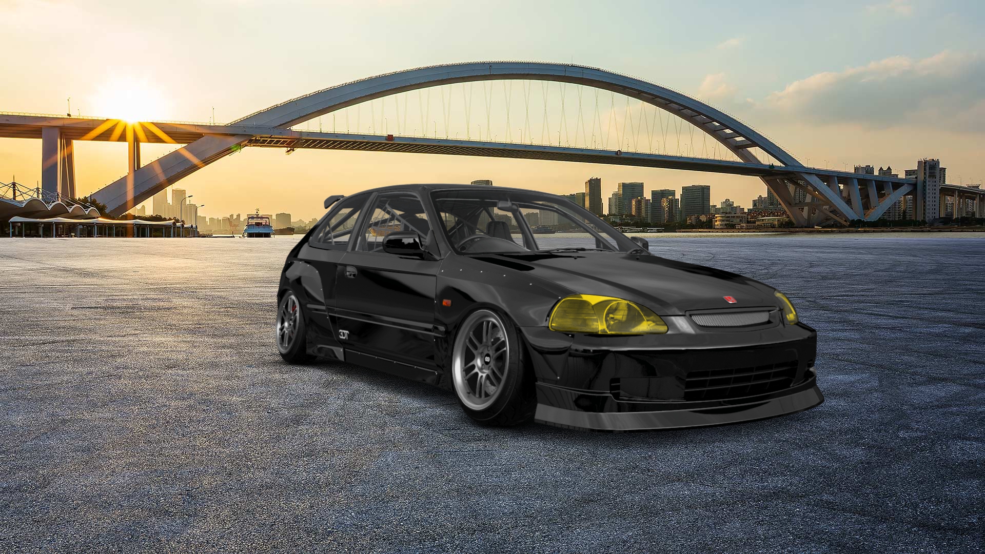 Honda Civic 3 Door Hatchback 1997 tuning