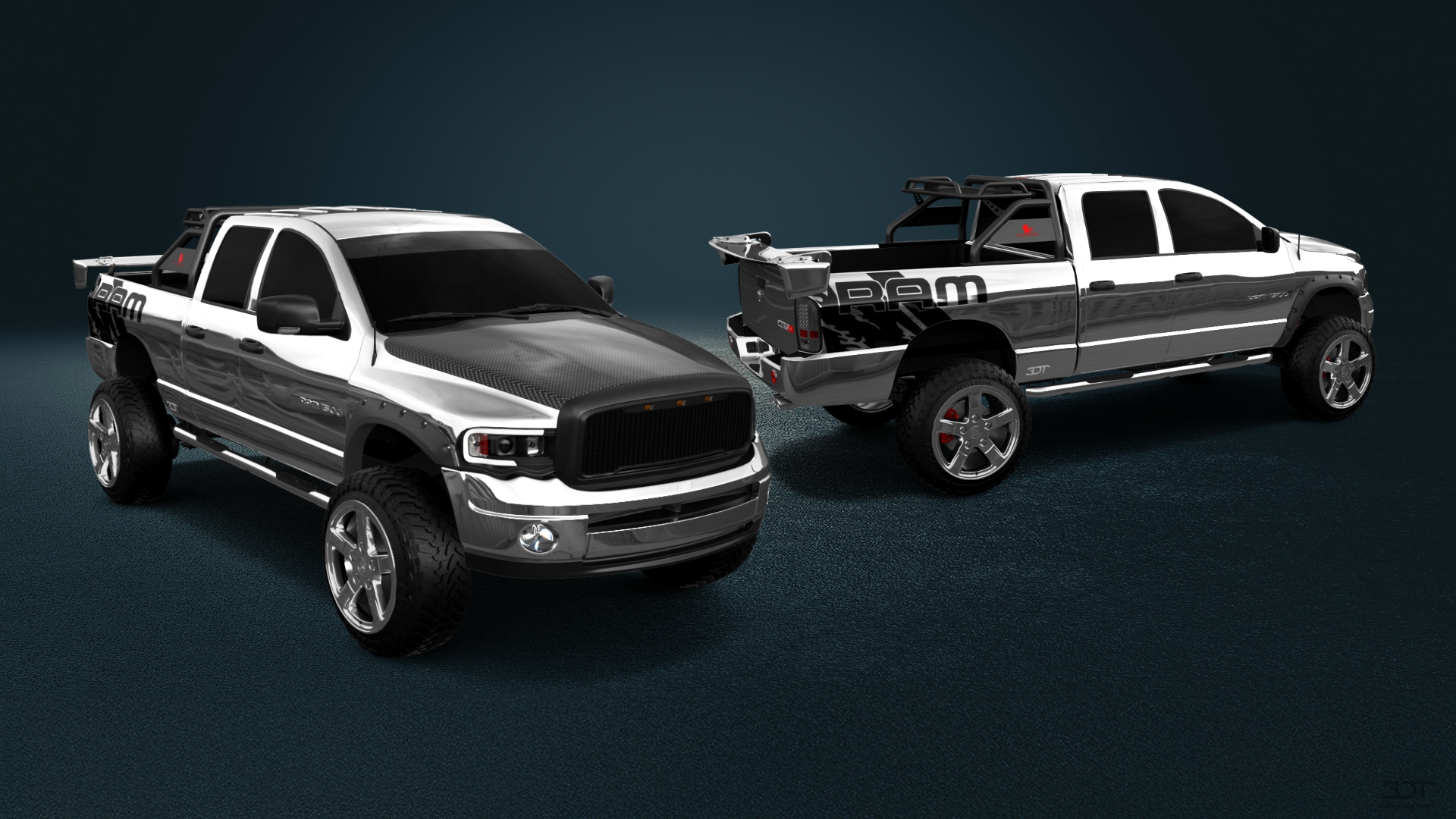 Dodge Ram 1500 6.4 ft box 4 Door pickup truck 2002 tuning